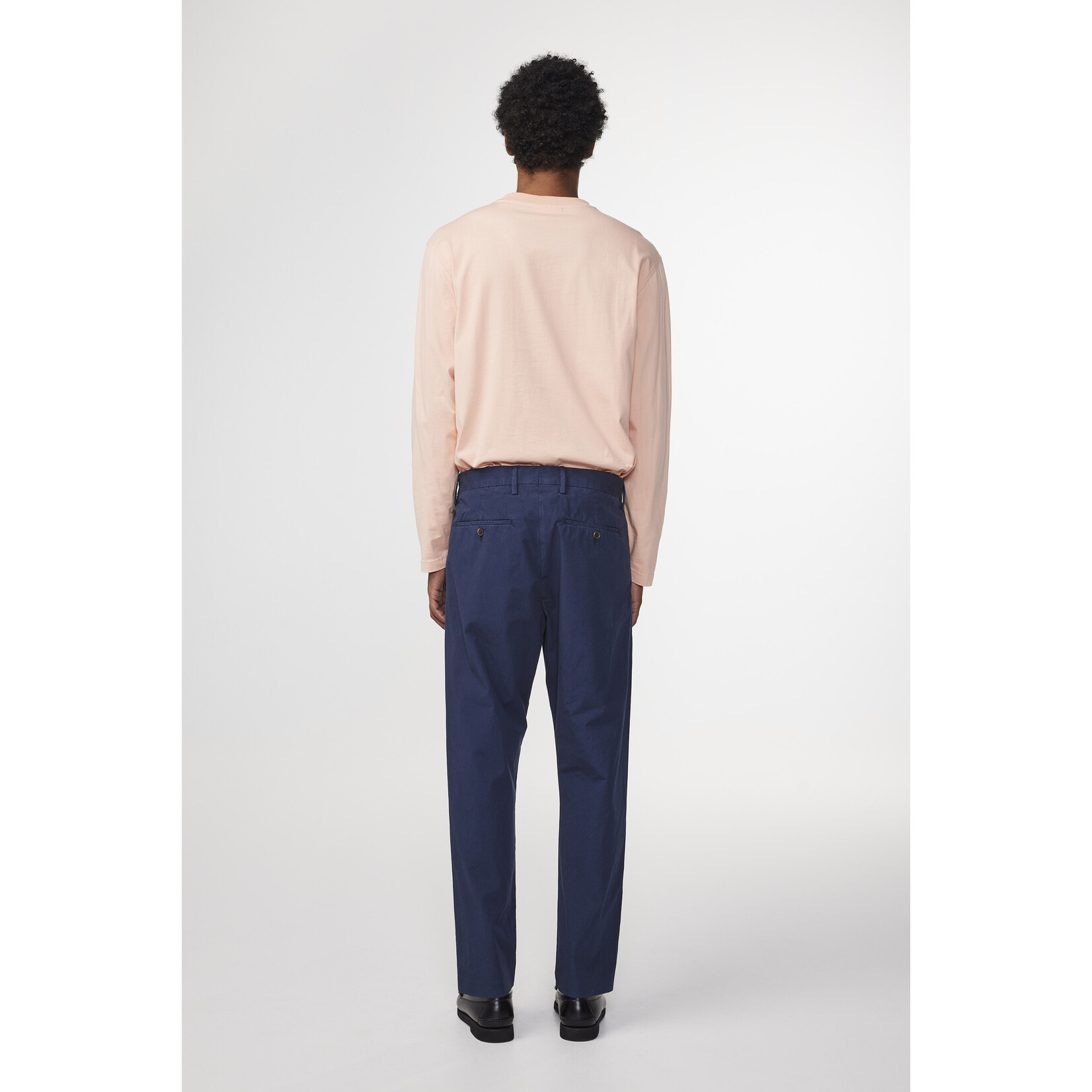 NN07 Adam LS EMB Tee 3209 Coral Pink