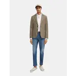 Scotch & Soda Single-breasted yarn-dyed checked blazer Taupe Check
