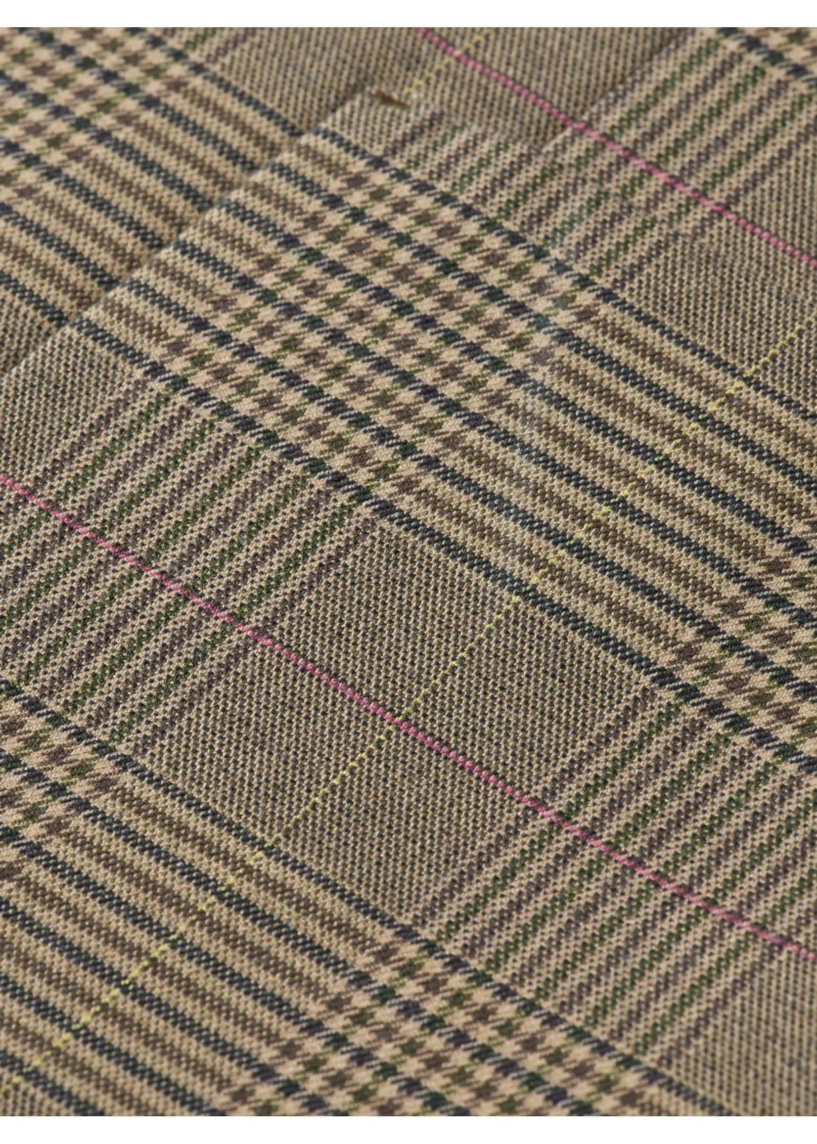 Scotch & Soda Single-breasted yarn-dyed checked blazer Taupe Check