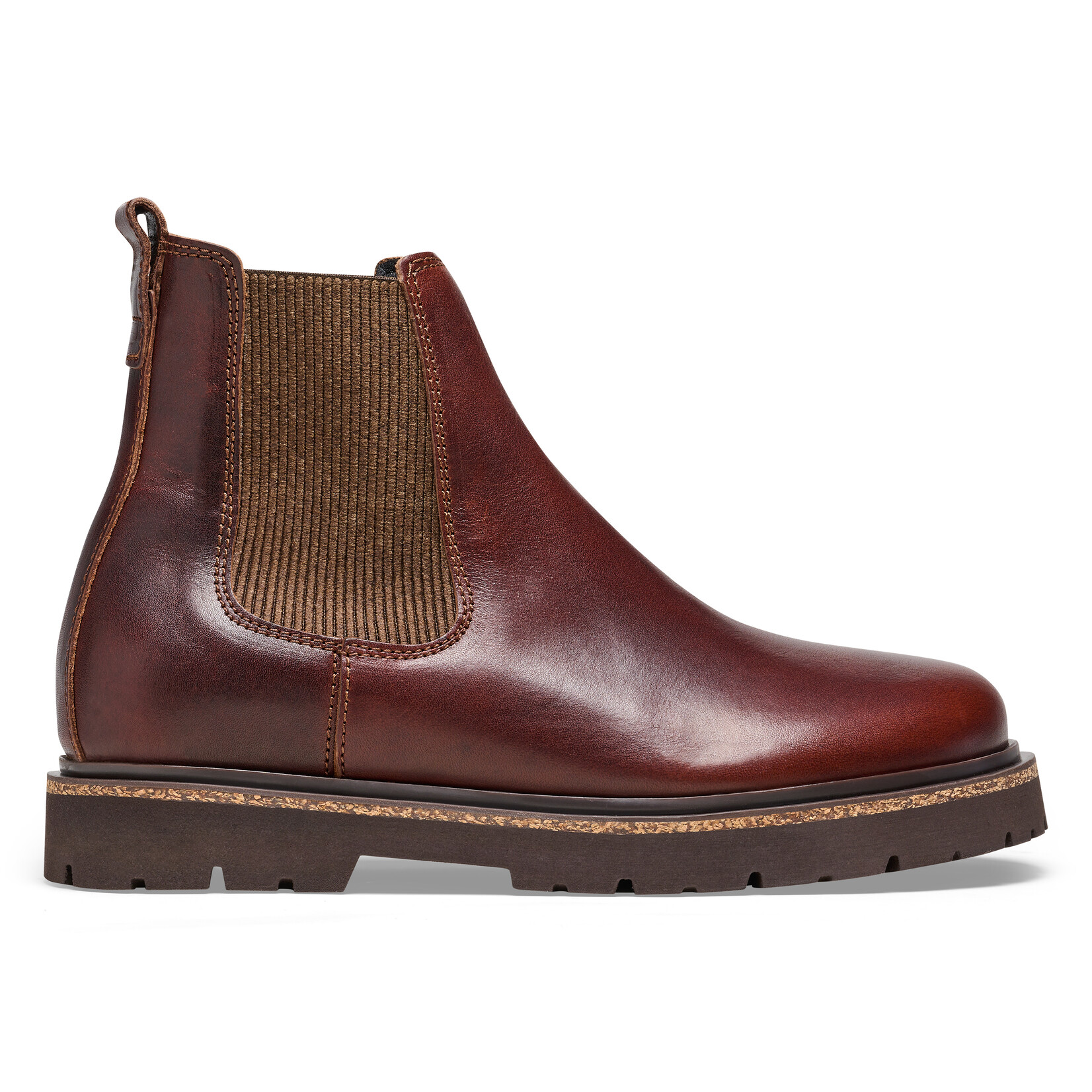 birkenstock Birkenstock high wood leather reg chocolate