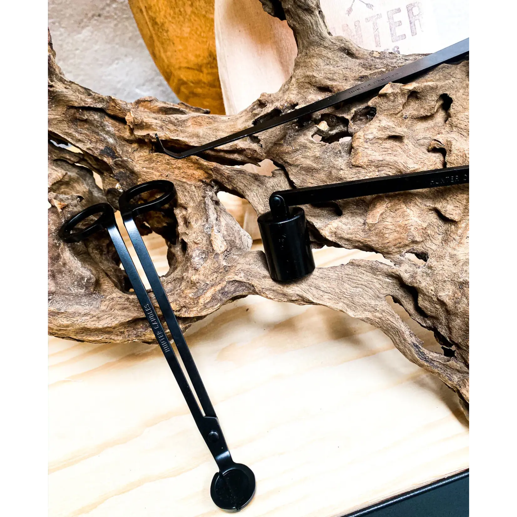 Hunter Candles Hunter tools (WICK TRIMMER + SNUFFER + WICK DIPPER)