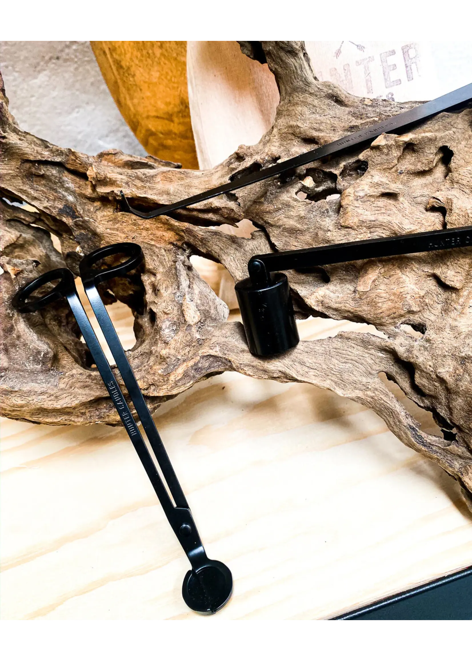 Hunter Candles Hunter tools (WICK TRIMMER + SNUFFER + WICK DIPPER)