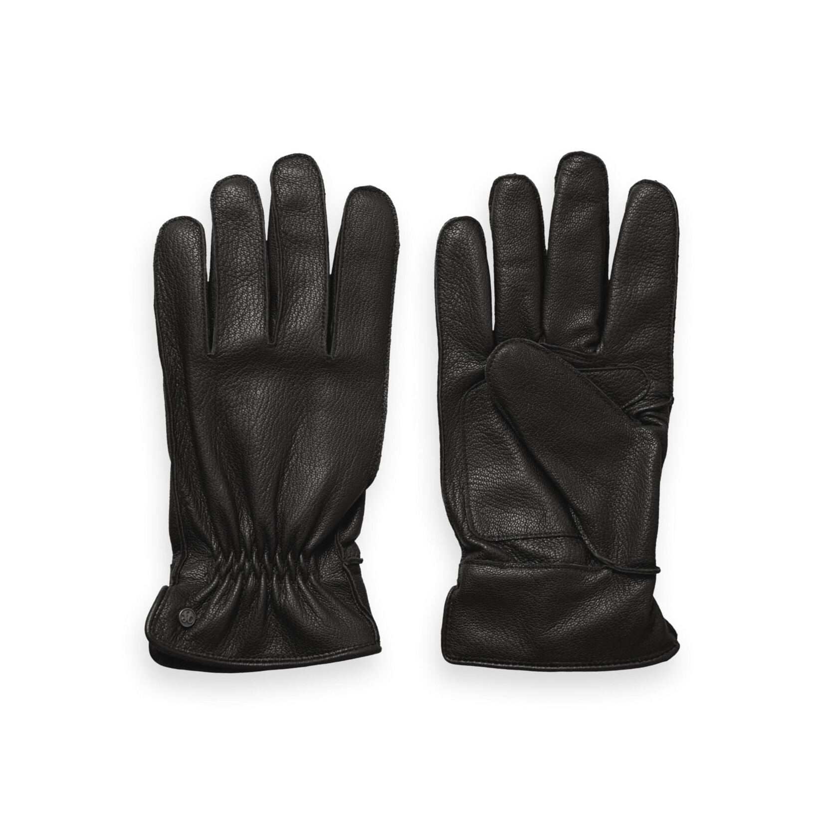 Scotch & Soda Grain leather gloves