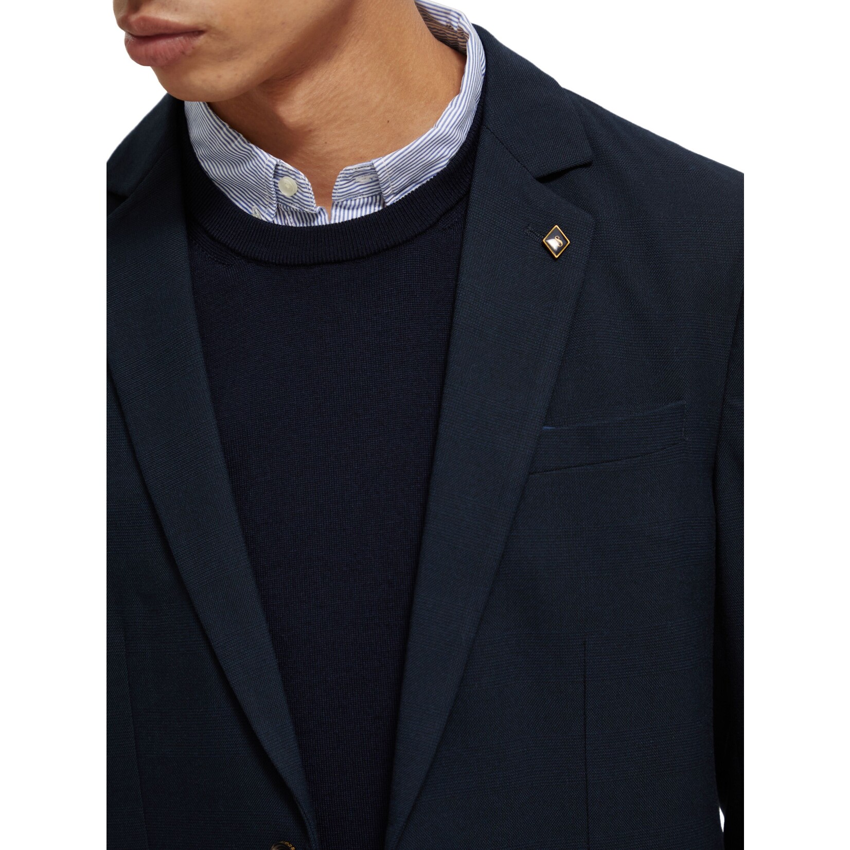 Scotch & Soda Single-breasted blazer Night check 6470