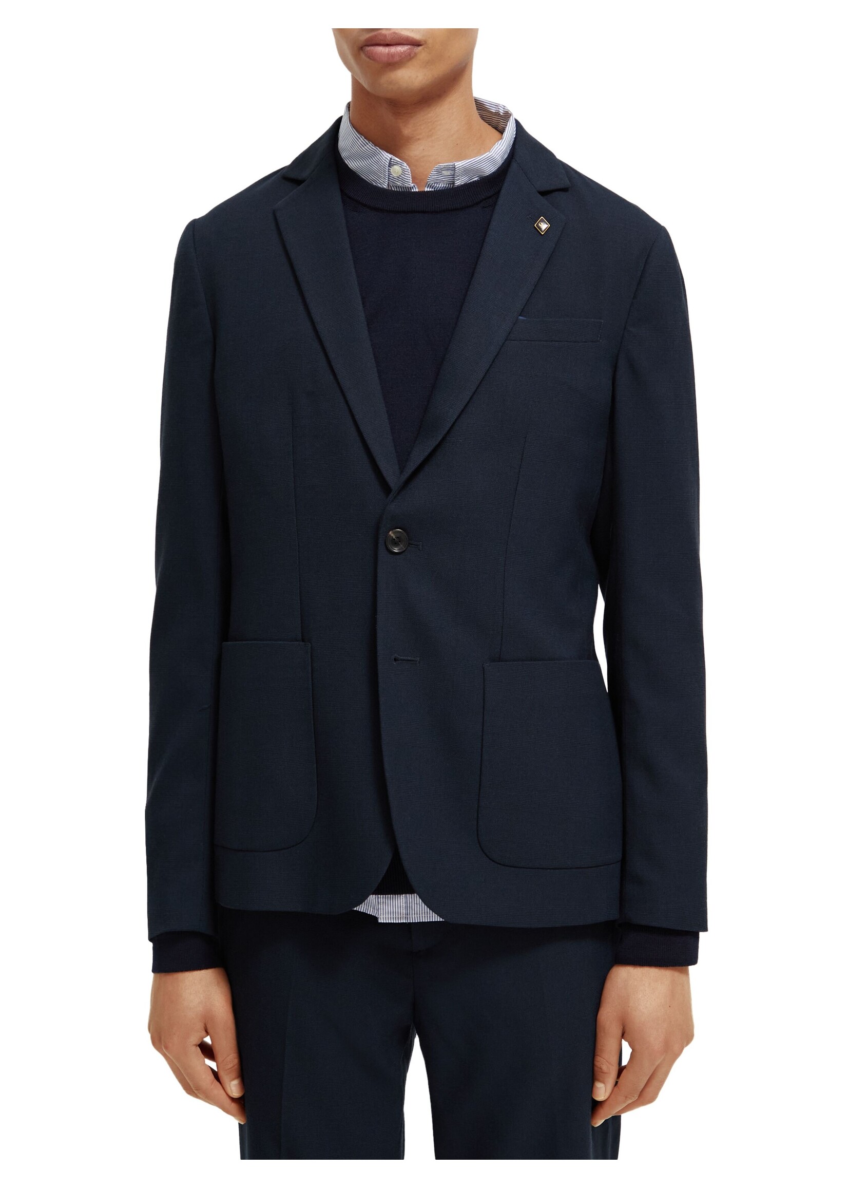 Scotch & Soda Single-breasted blazer Night check 6470