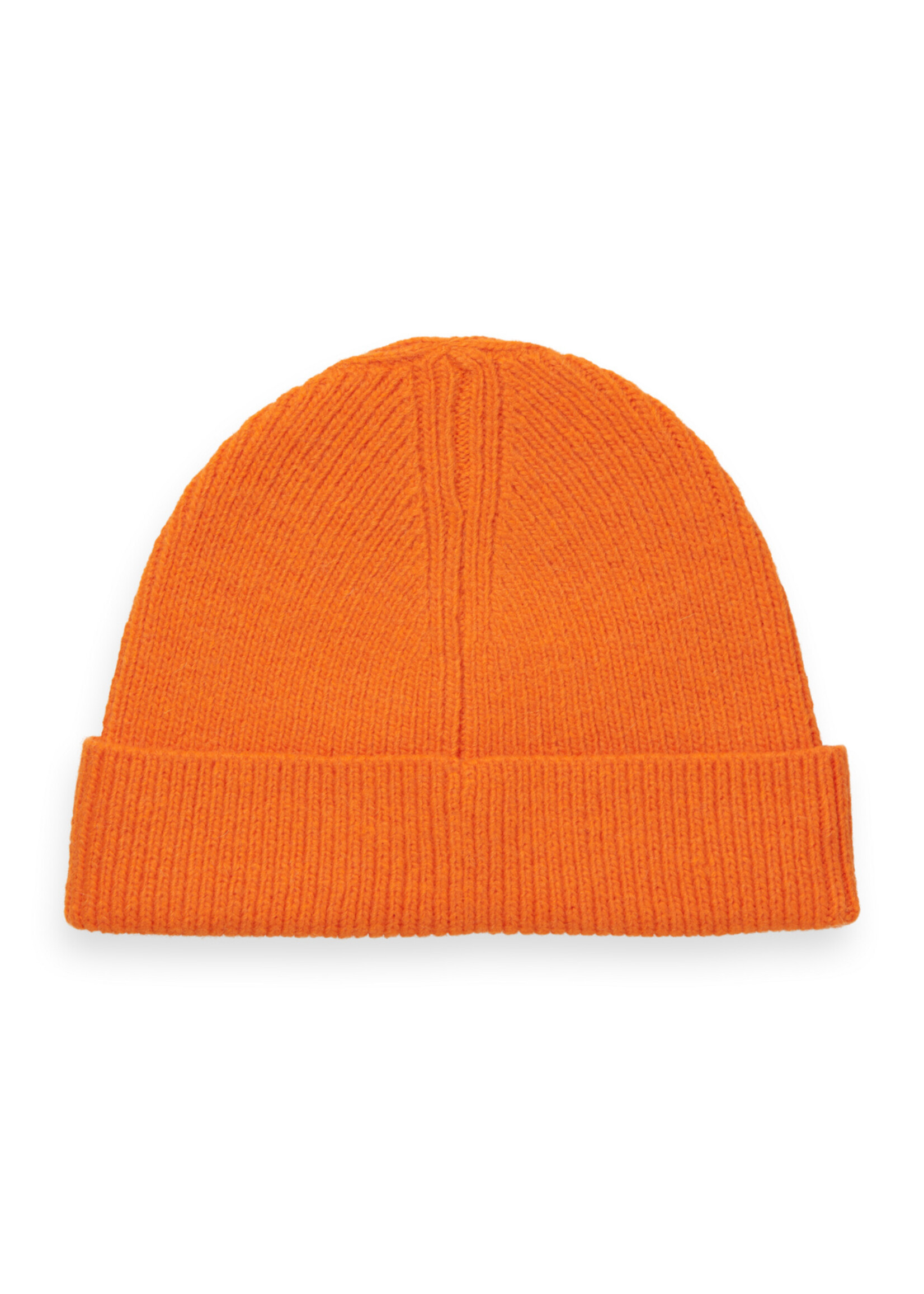 Scotch & Soda Wool-Alpaca blend rib knit beanie Siren OS