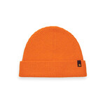 Scotch & Soda Wool-Alpaca blend rib knit beanie Siren OS