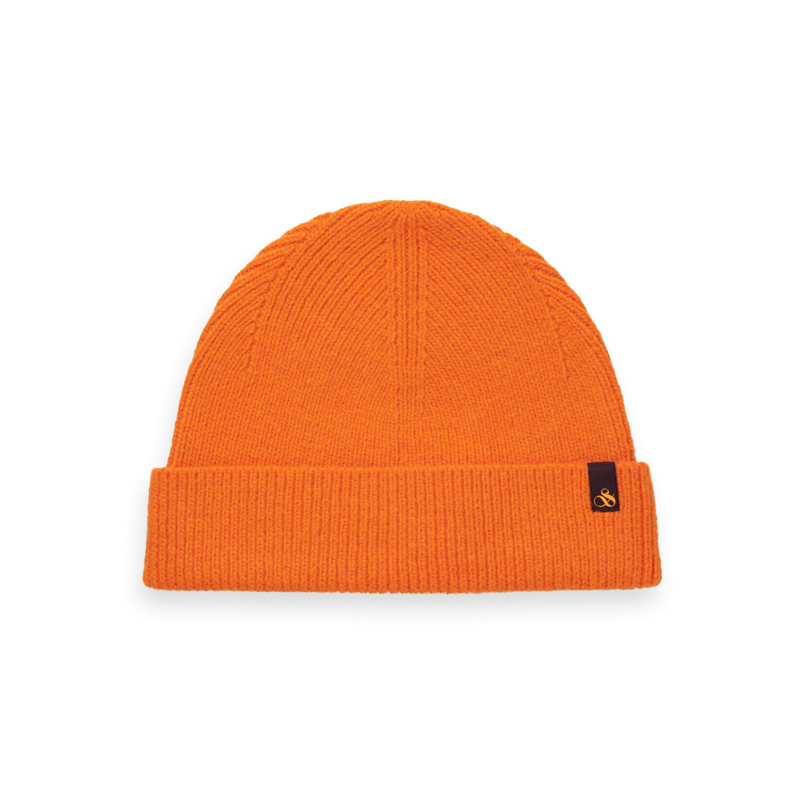 Scotch & Soda Wool-Alpaca blend rib knit beanie Siren OS