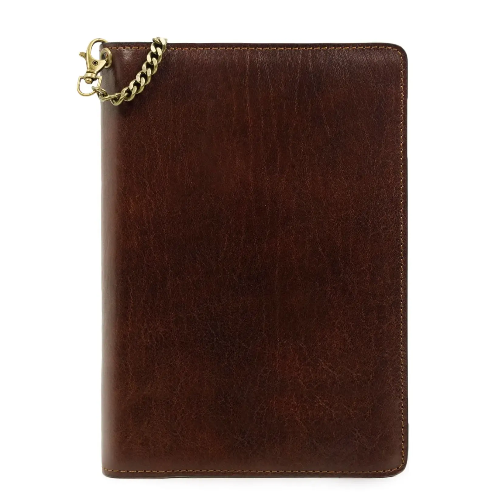 Time Resistance Leather Journal with Refillable A5 Notepad - The Diary of a Nobody-Blue