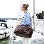 Time Resistance Large Italian Leather Duffel Bag - The Hitchhikers