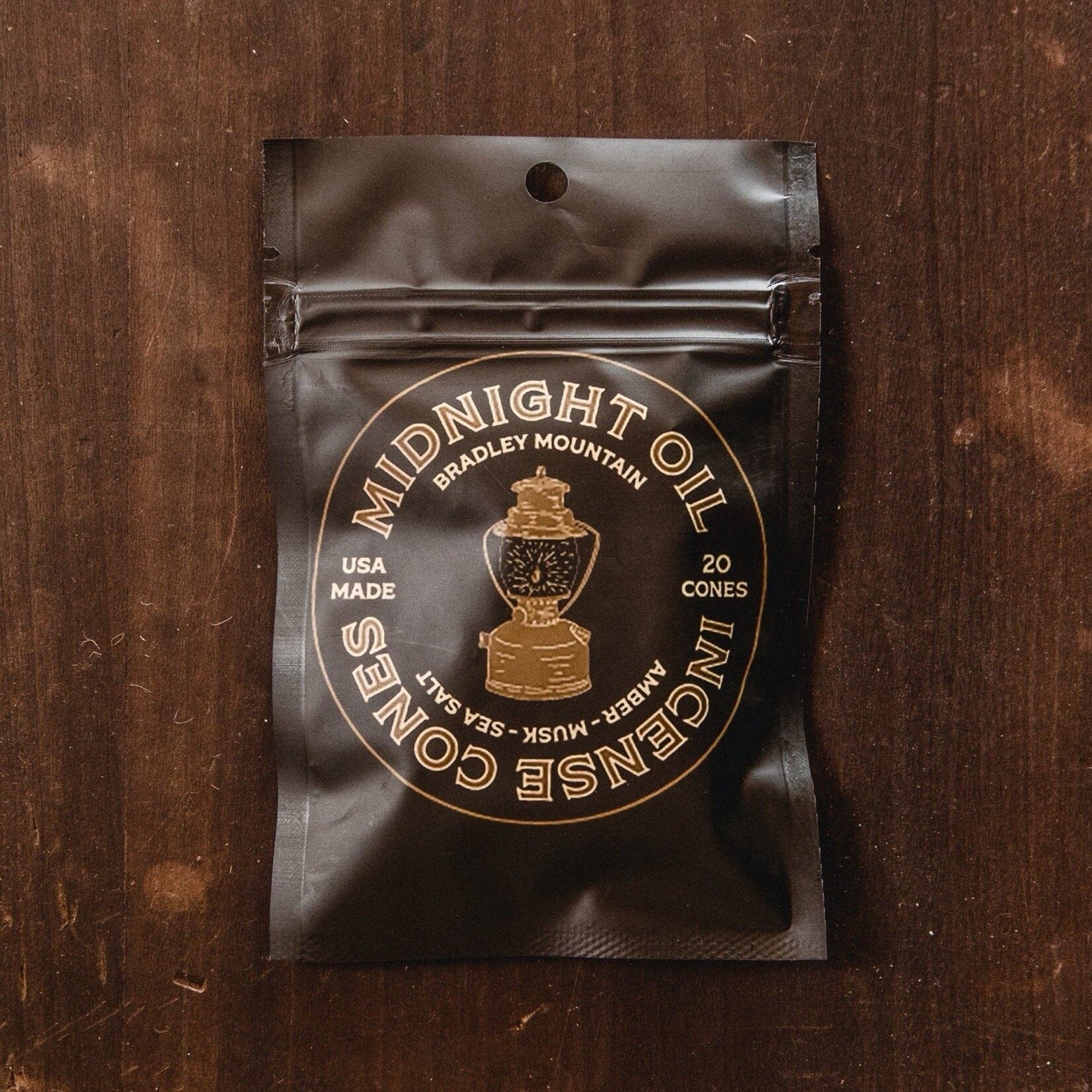 Bradley mountain Midnight oil incense cones- Bradley Mountain