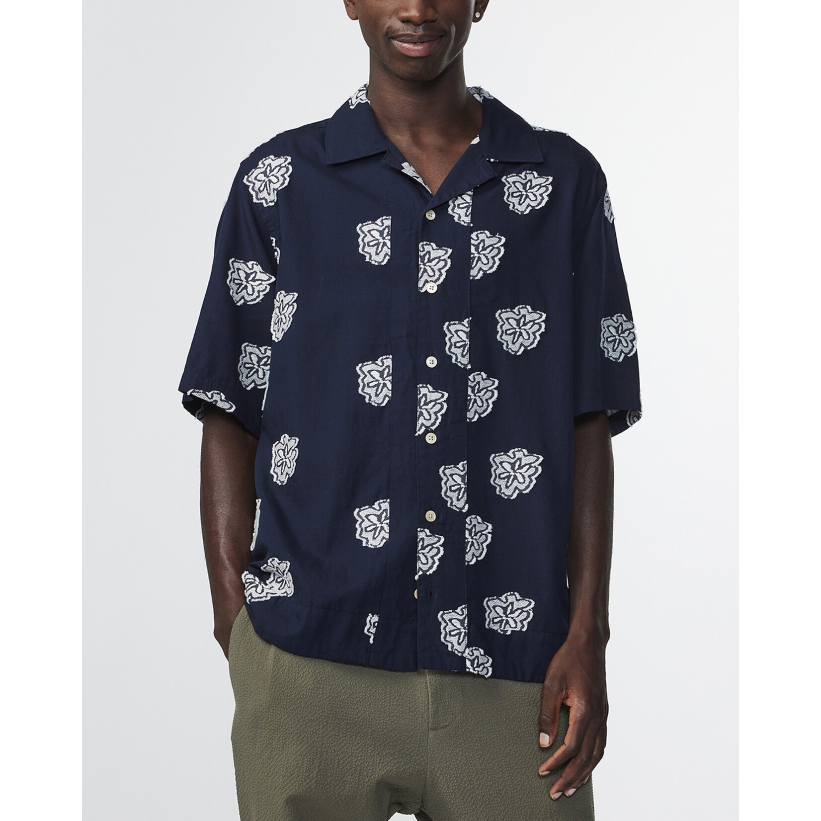 NN07 Leo SS shirt 5736 Navy Blue