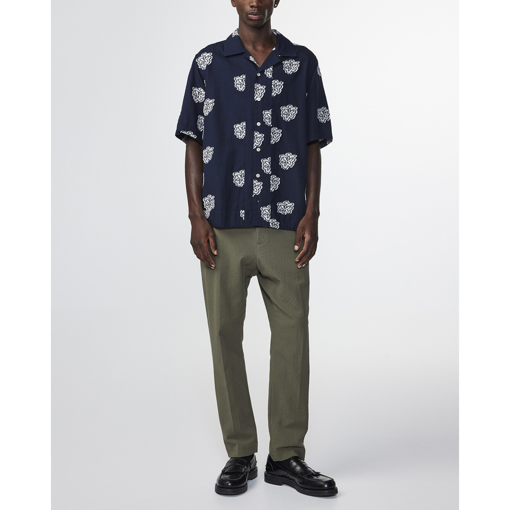 NN07 Leo SS shirt 5736 Navy Blue