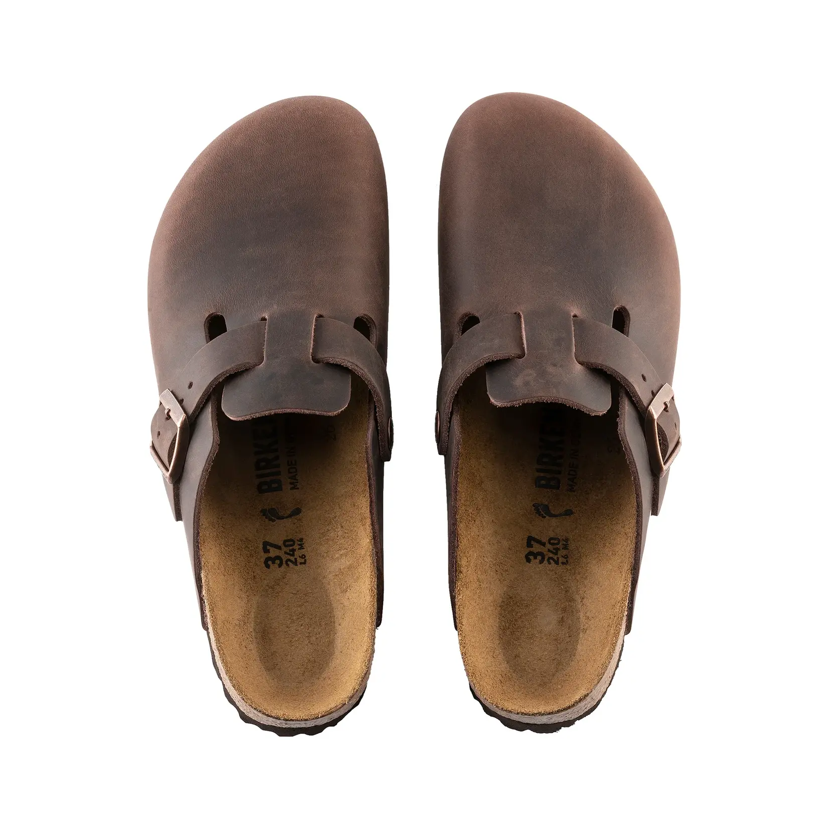 birkenstock Boston Habana Oiled Leather Regular