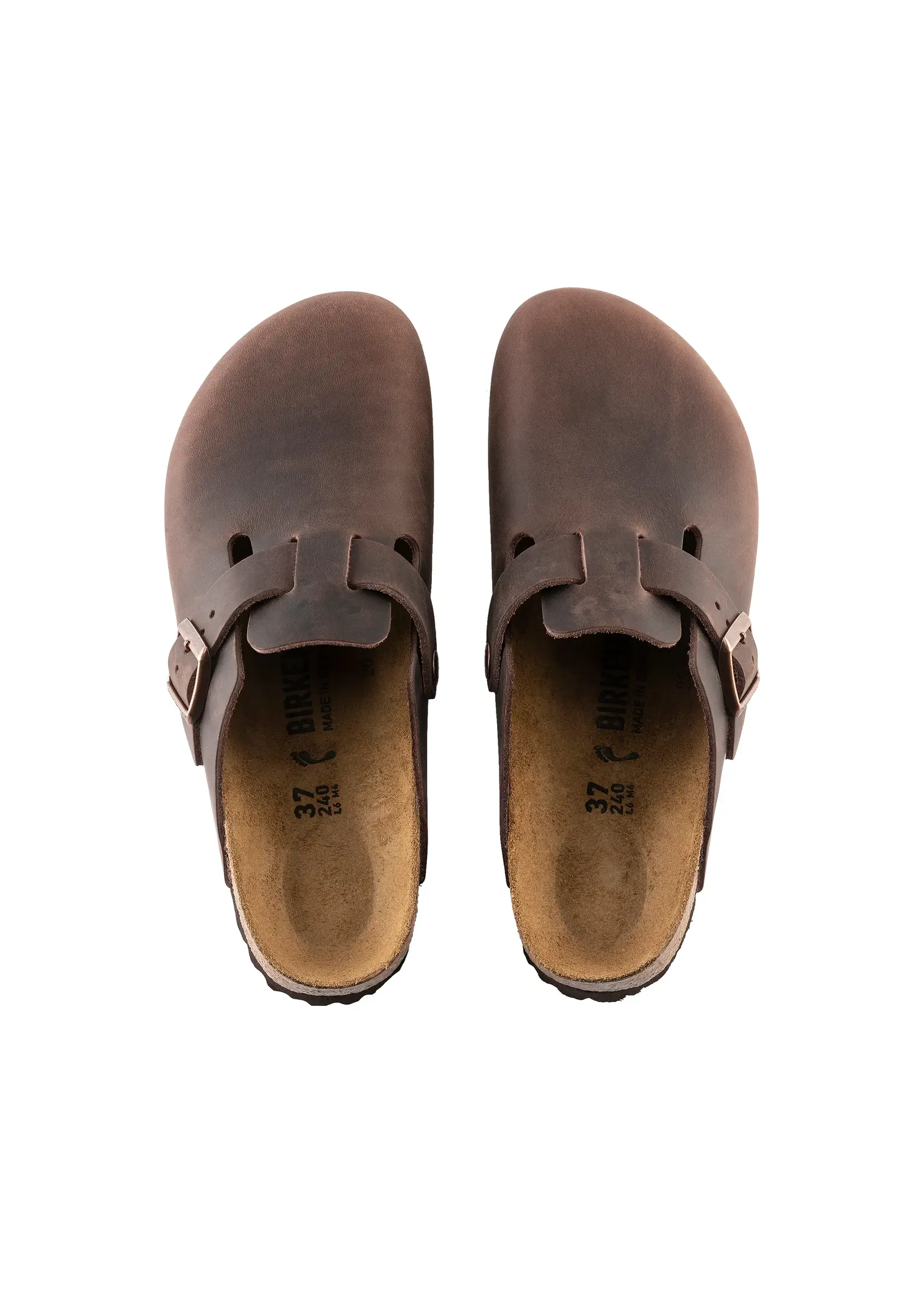 Birkenstock Boston Habana Oiled Leather Regular