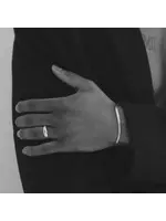 Merchants of the Sun Silver Abstract Minimalist Cuff By Merchants of the Sun