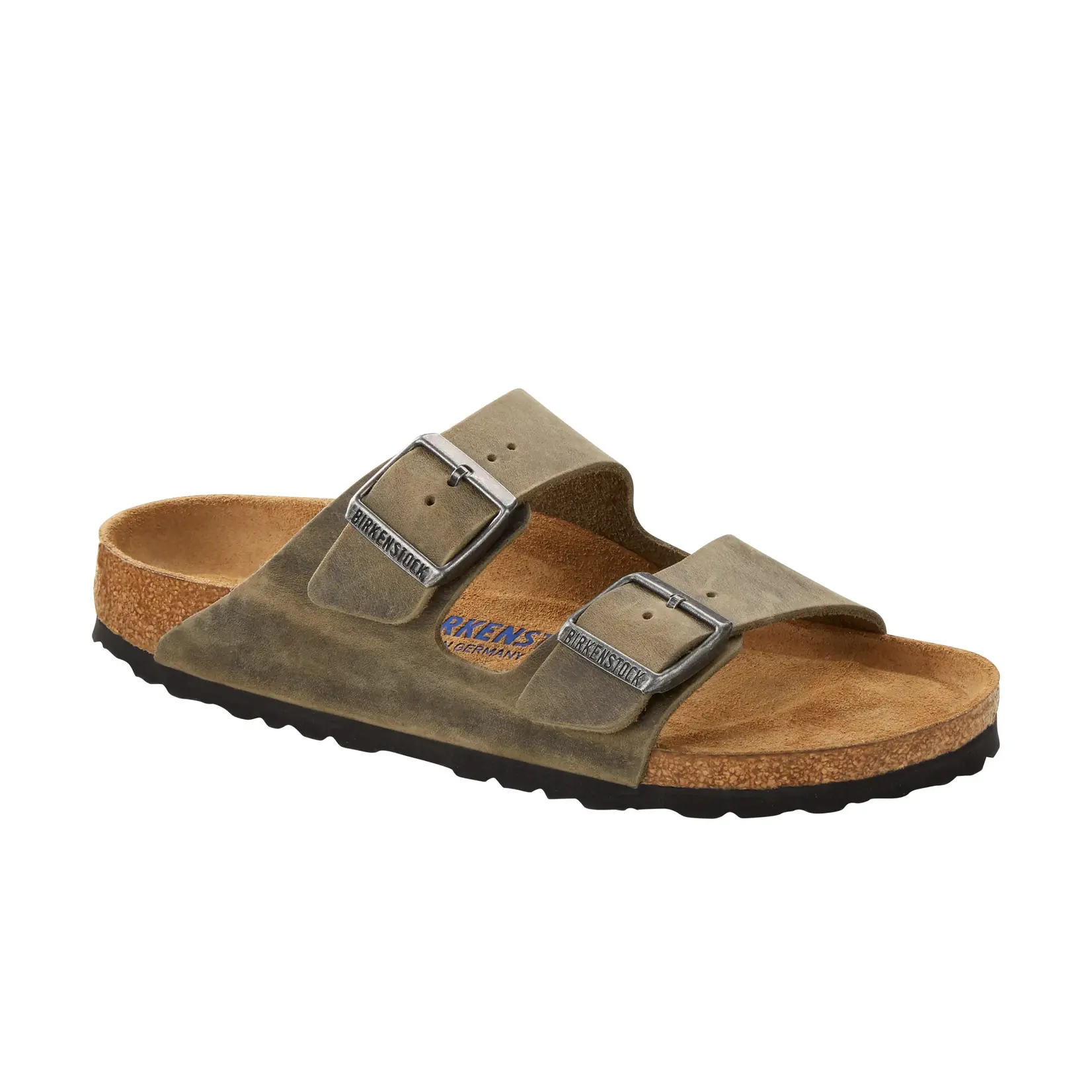Birkenstock Arizona SFB Faded khaki oiled leather