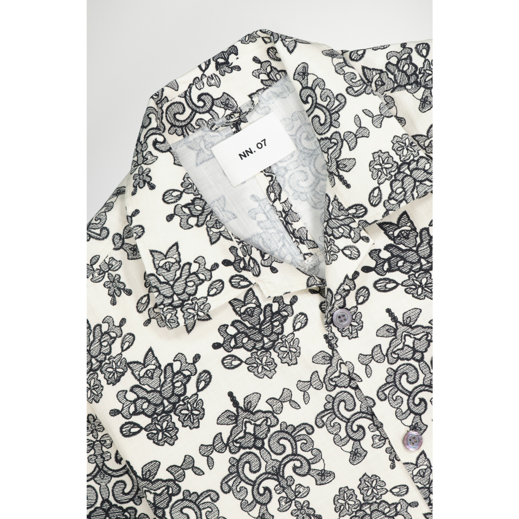 NN07 Ole SS shirt 5210 Off White