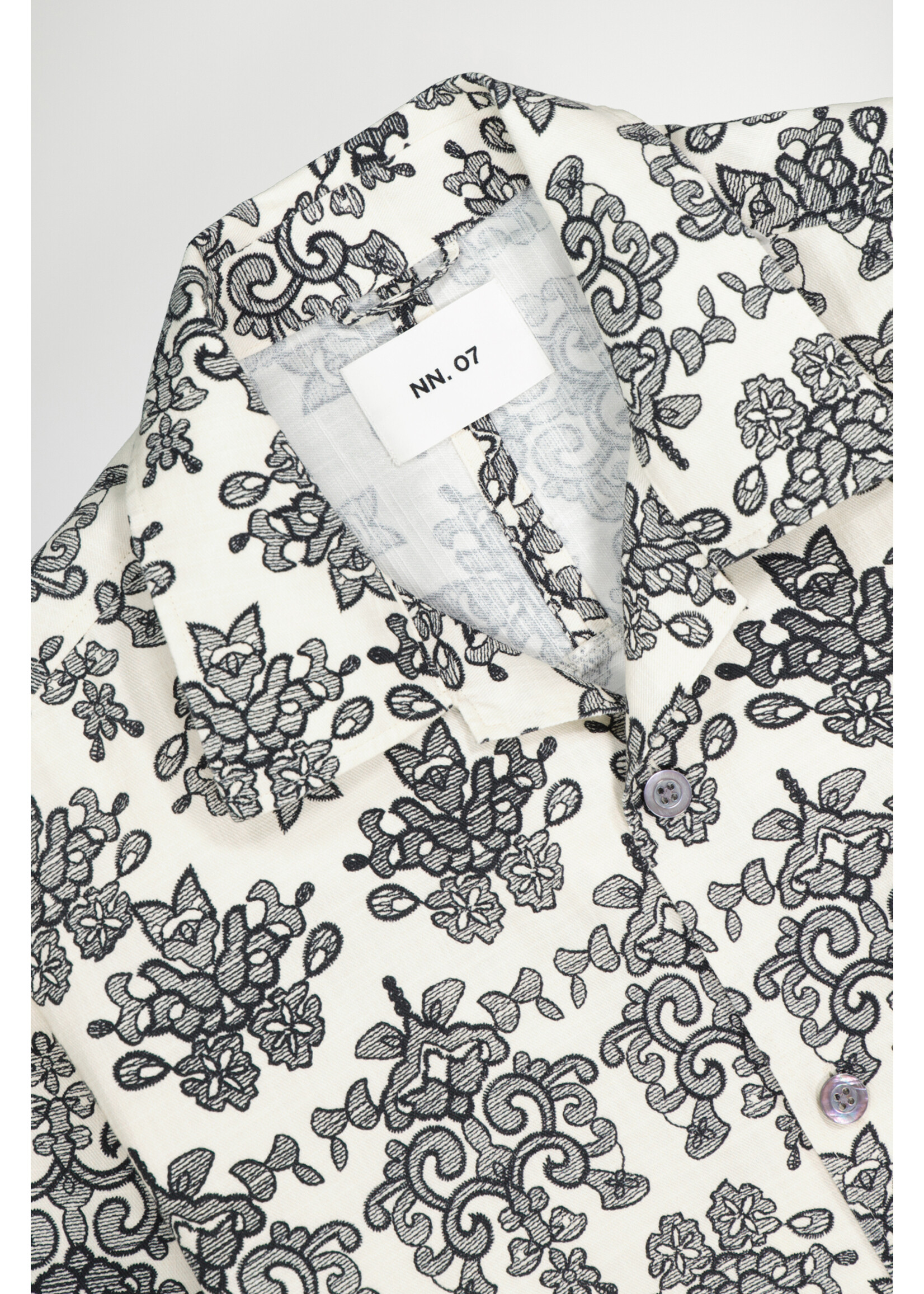 NN07 Ole SS shirt 5210 Off White