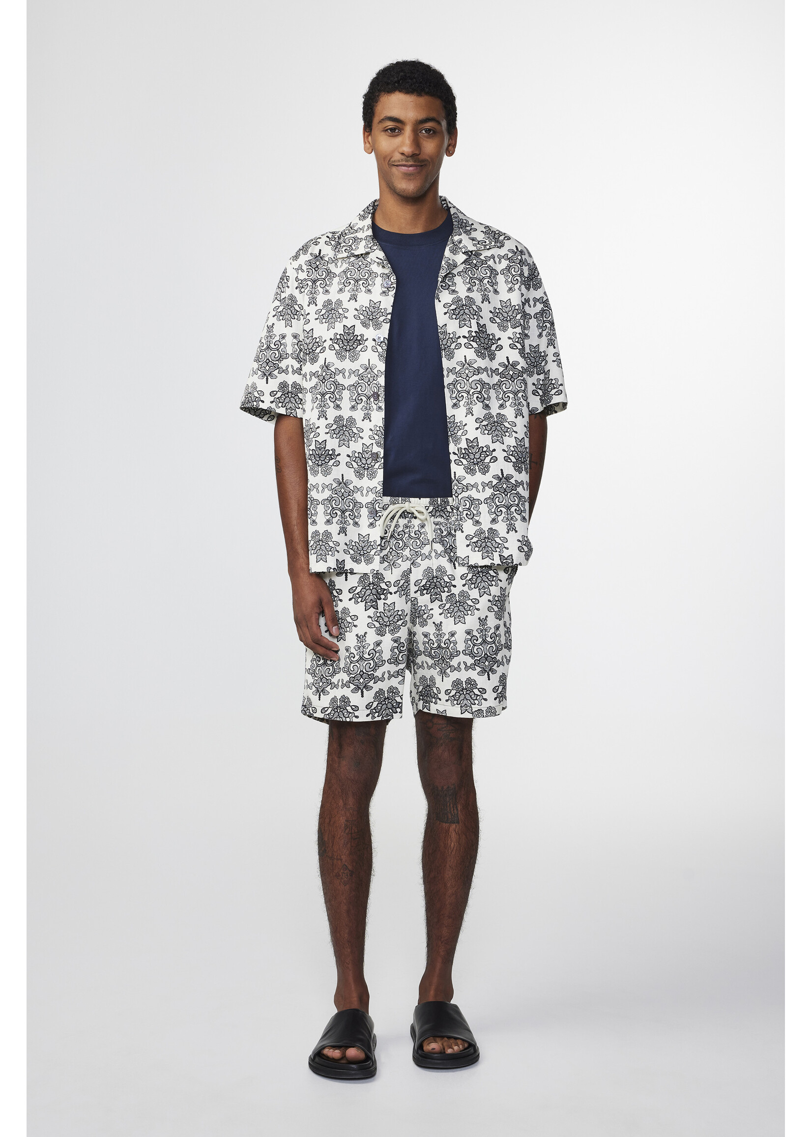 NN07 Ole SS shirt 5210 Off White