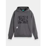 Scotch & Soda Scotch Soda x Joe Jonas washed artwork hoodie Asphalt