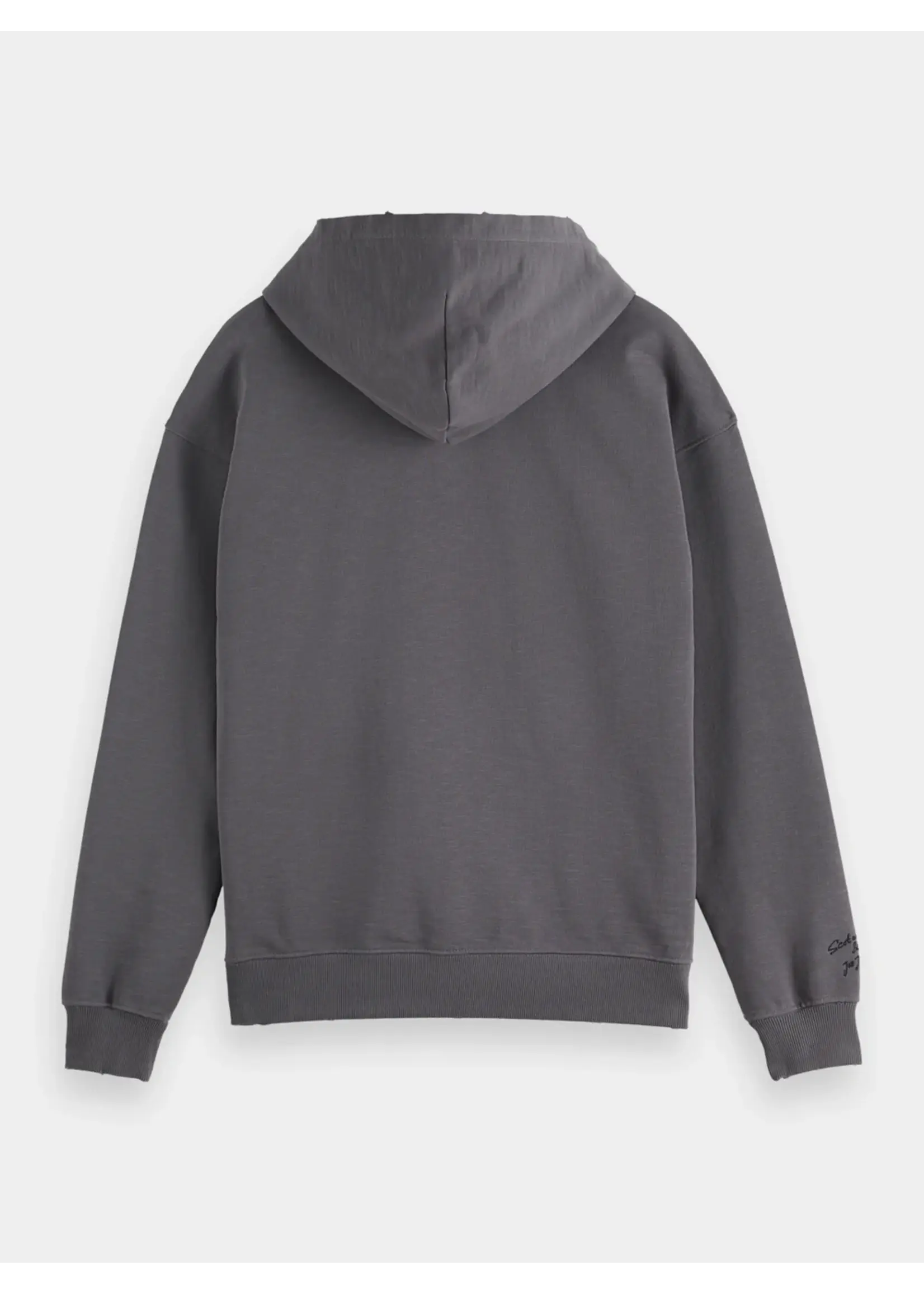 Scotch & Soda Scotch Soda x Joe Jonas washed artwork hoodie Asphalt