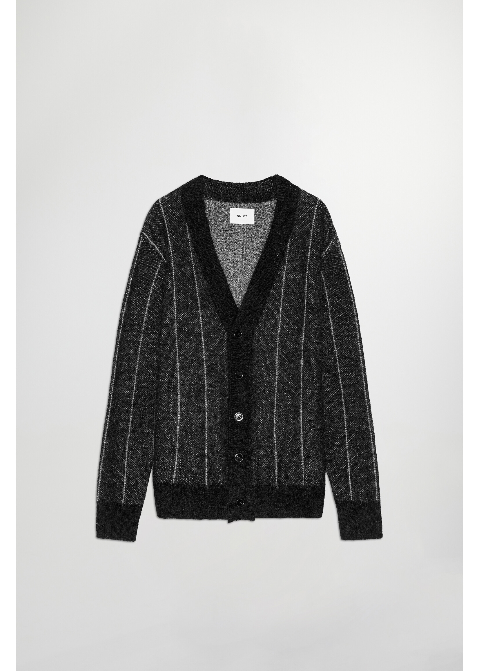 NN07 Billy Cardigan 6594 Black Stripe