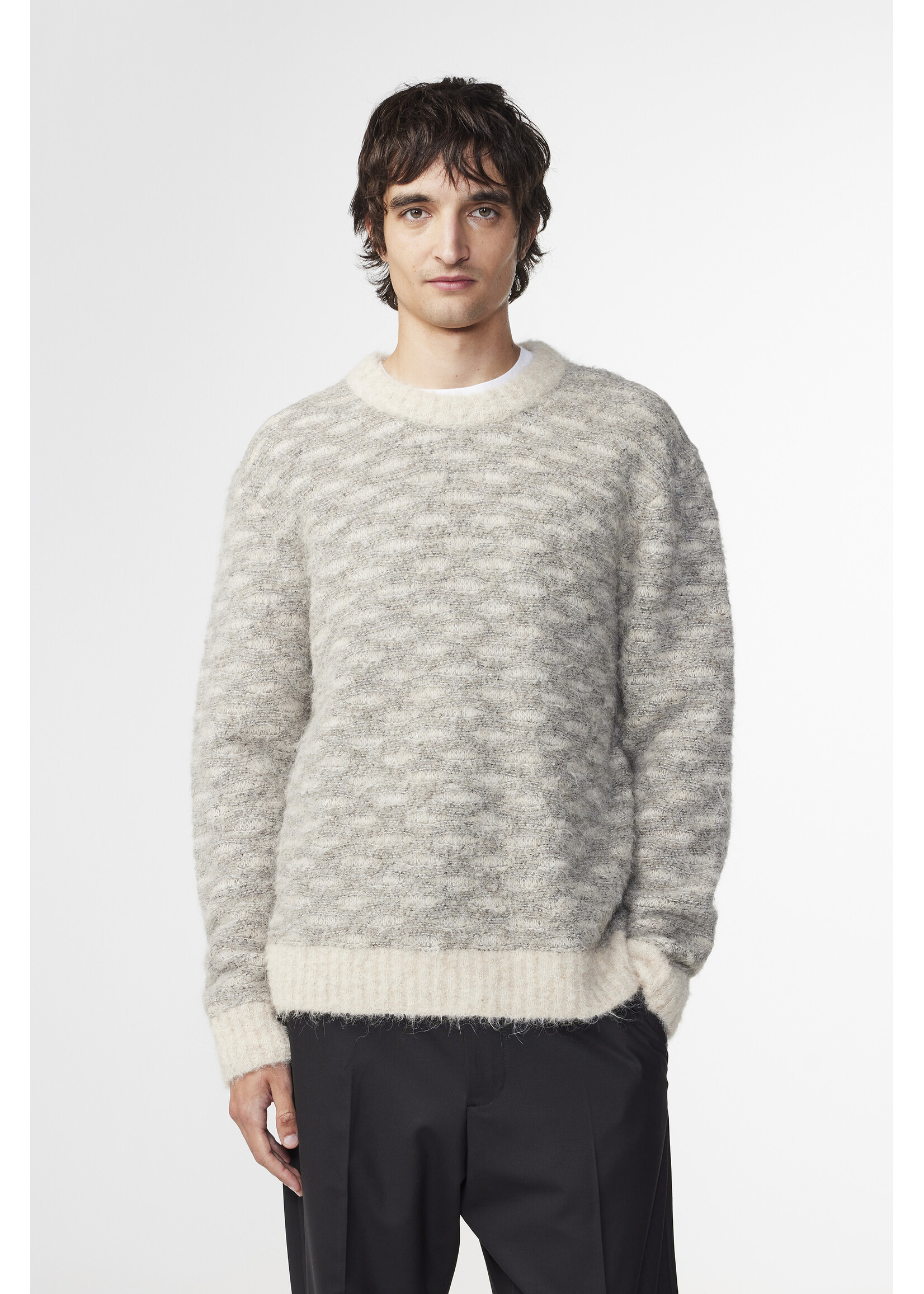 NN07 Zackarias crew 6653 Grey Mel.