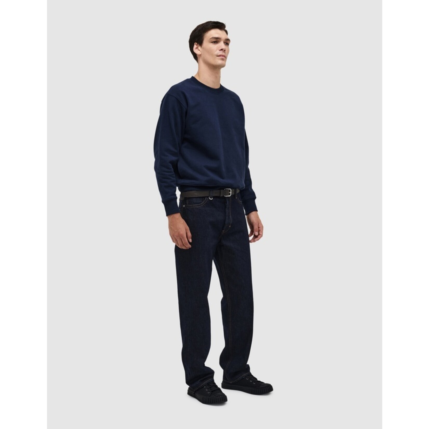 NEUW NEUW EMBROIDERY CREW NAVY