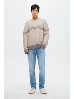 NEUW Intarsia Zig Zag Crew