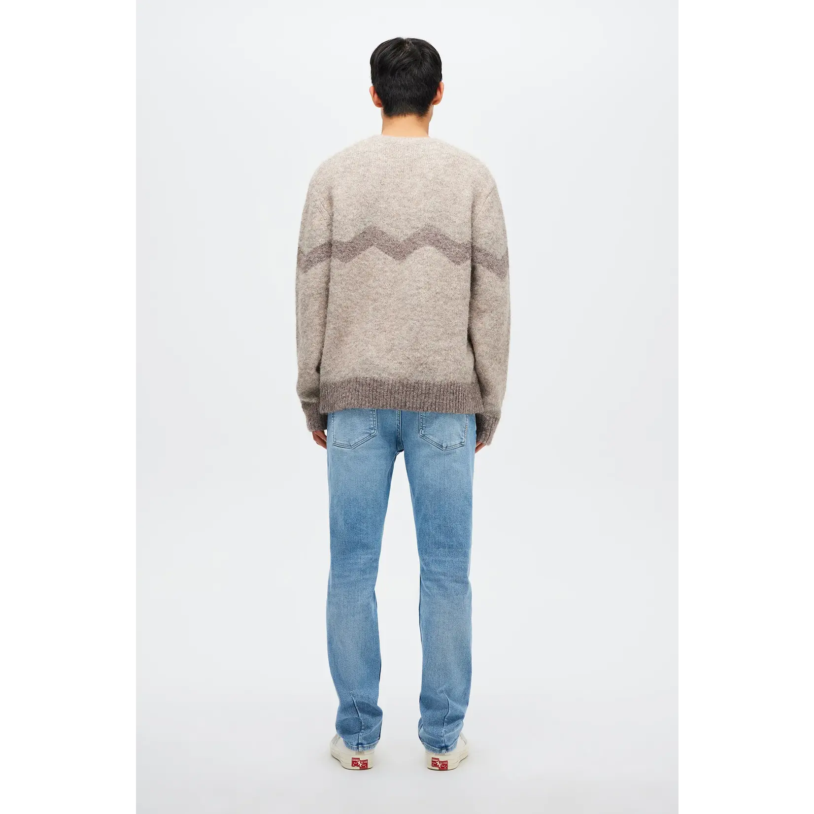 NEUW Intarsia Zig Zag Crew
