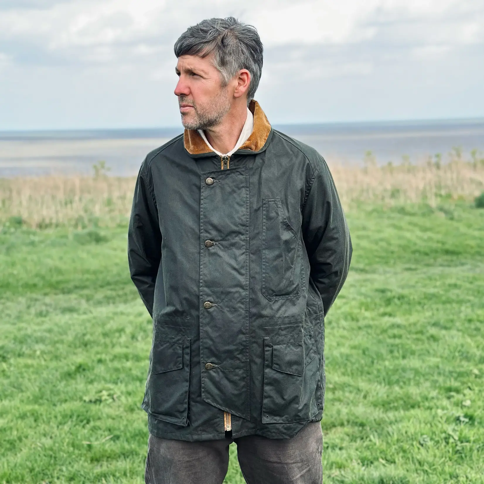 yarmouth oilskins The Slicker Jacket Olive