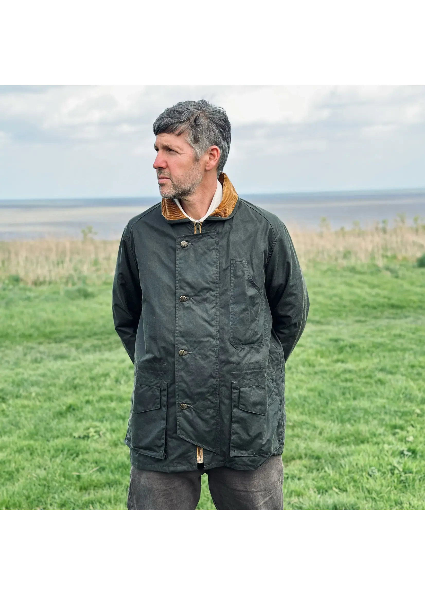 yarmouth oilskins The Slicker Jacket Olive