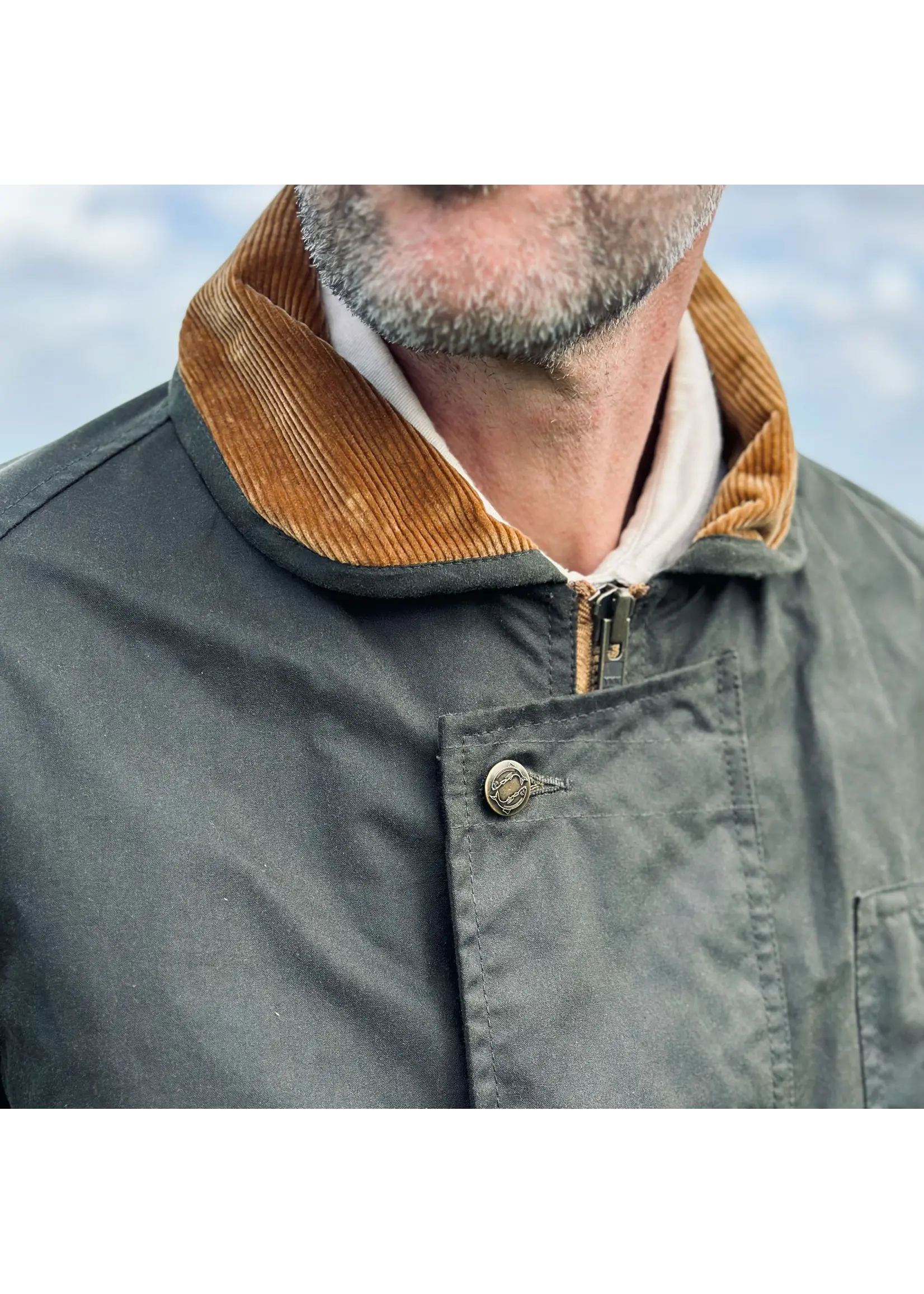 yarmouth oilskins The Slicker Jacket Olive