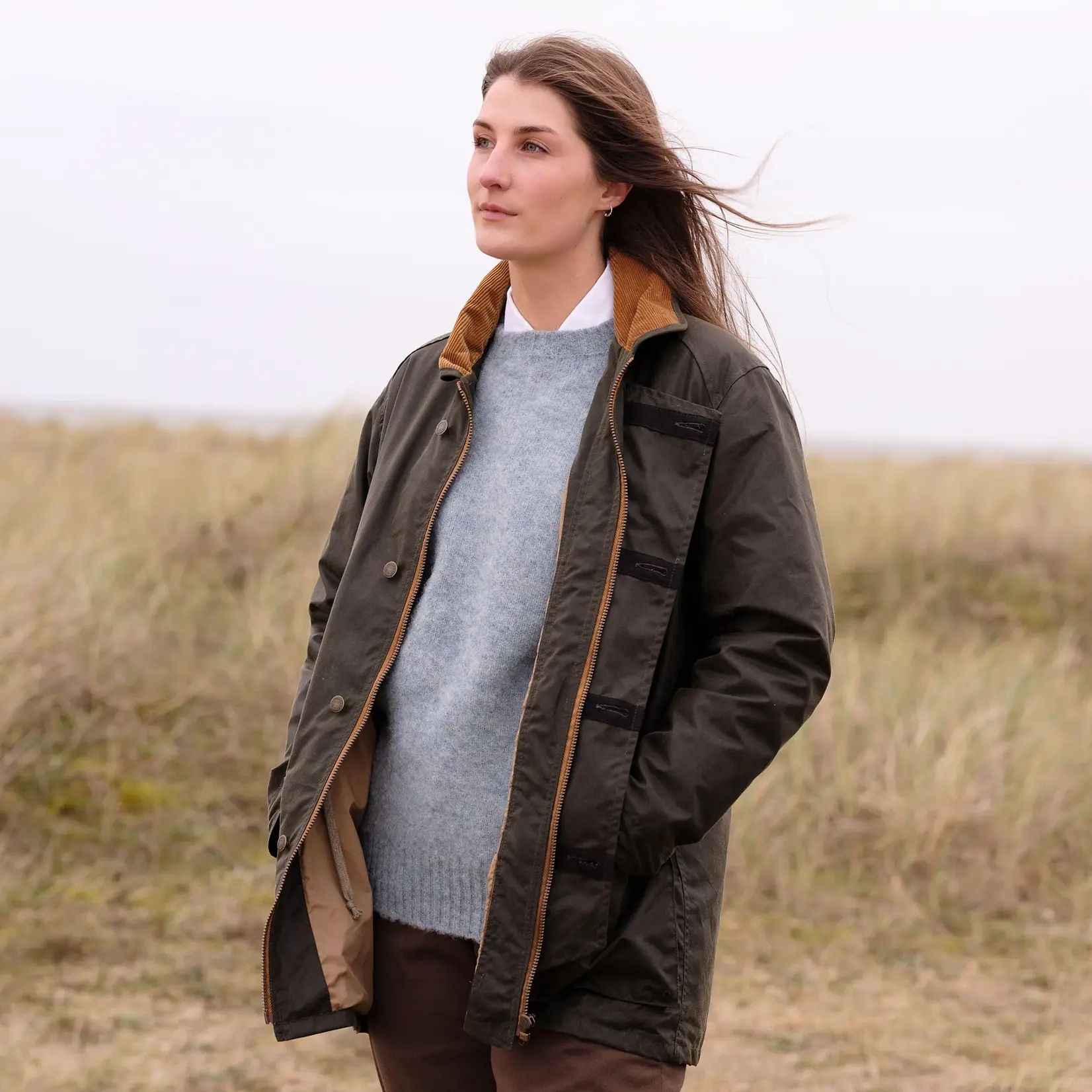yarmouth oilskins The Slicker Jacket Olive
