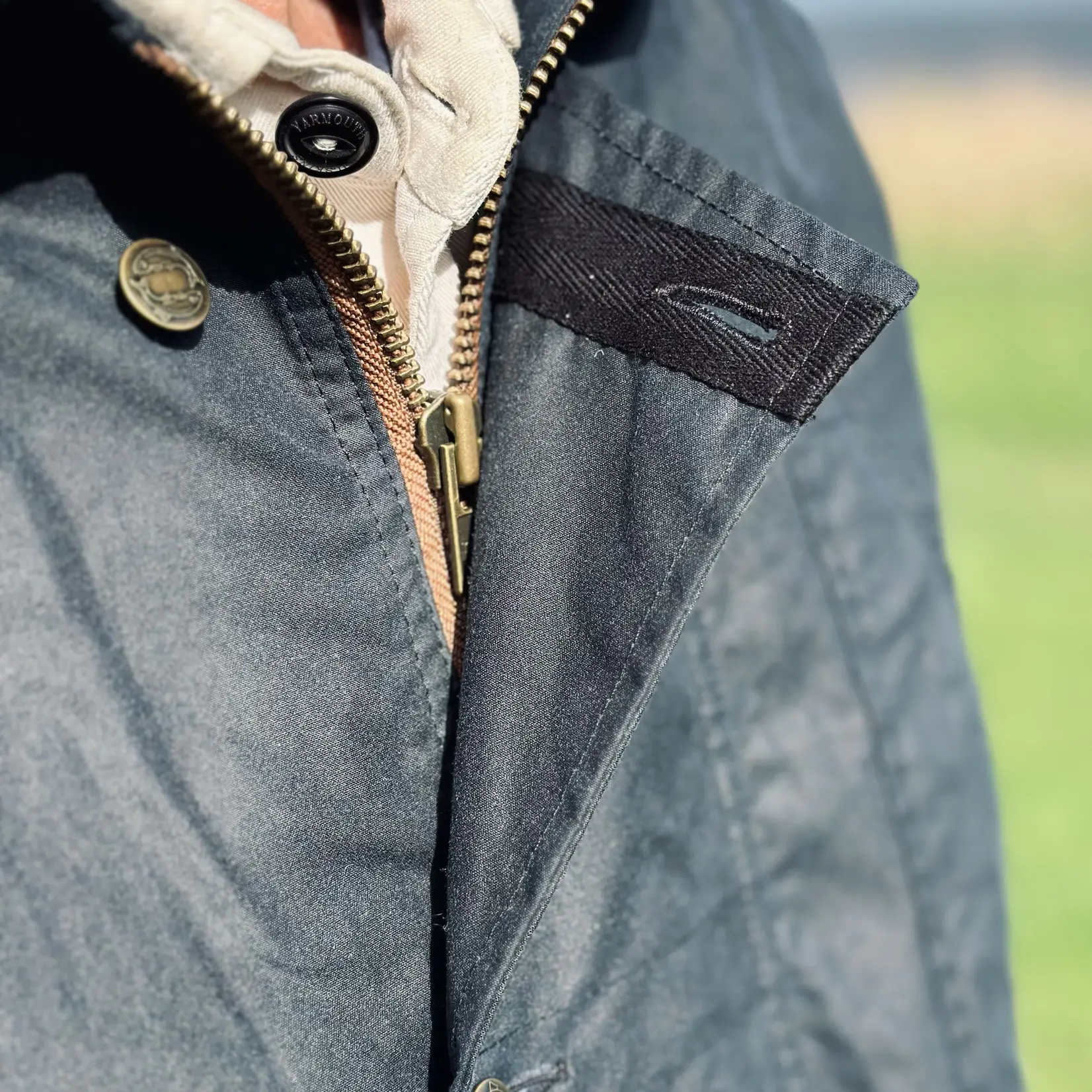yarmouth oilskins The Slicker Jacket Navy