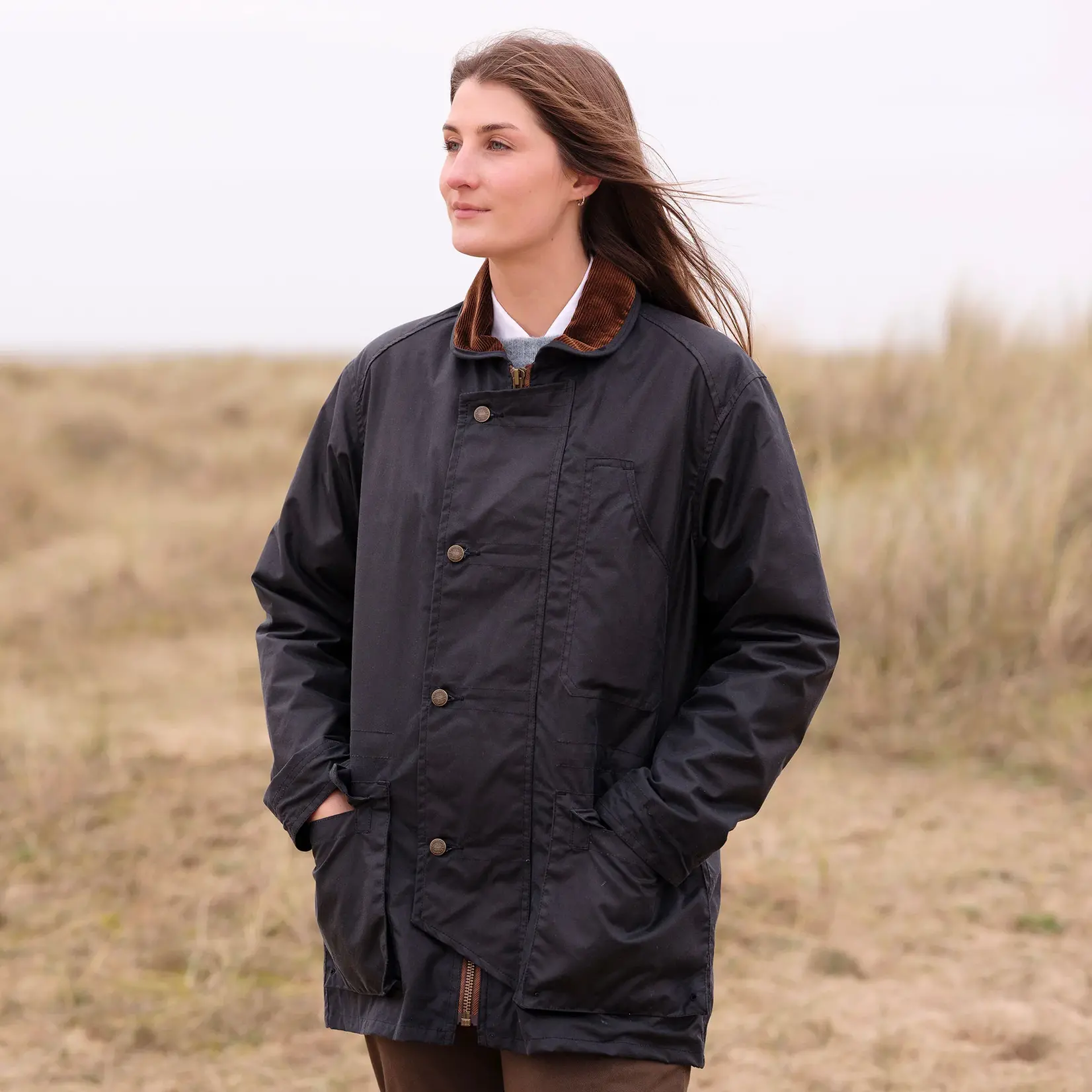 yarmouth oilskins The Slicker Jacket Navy