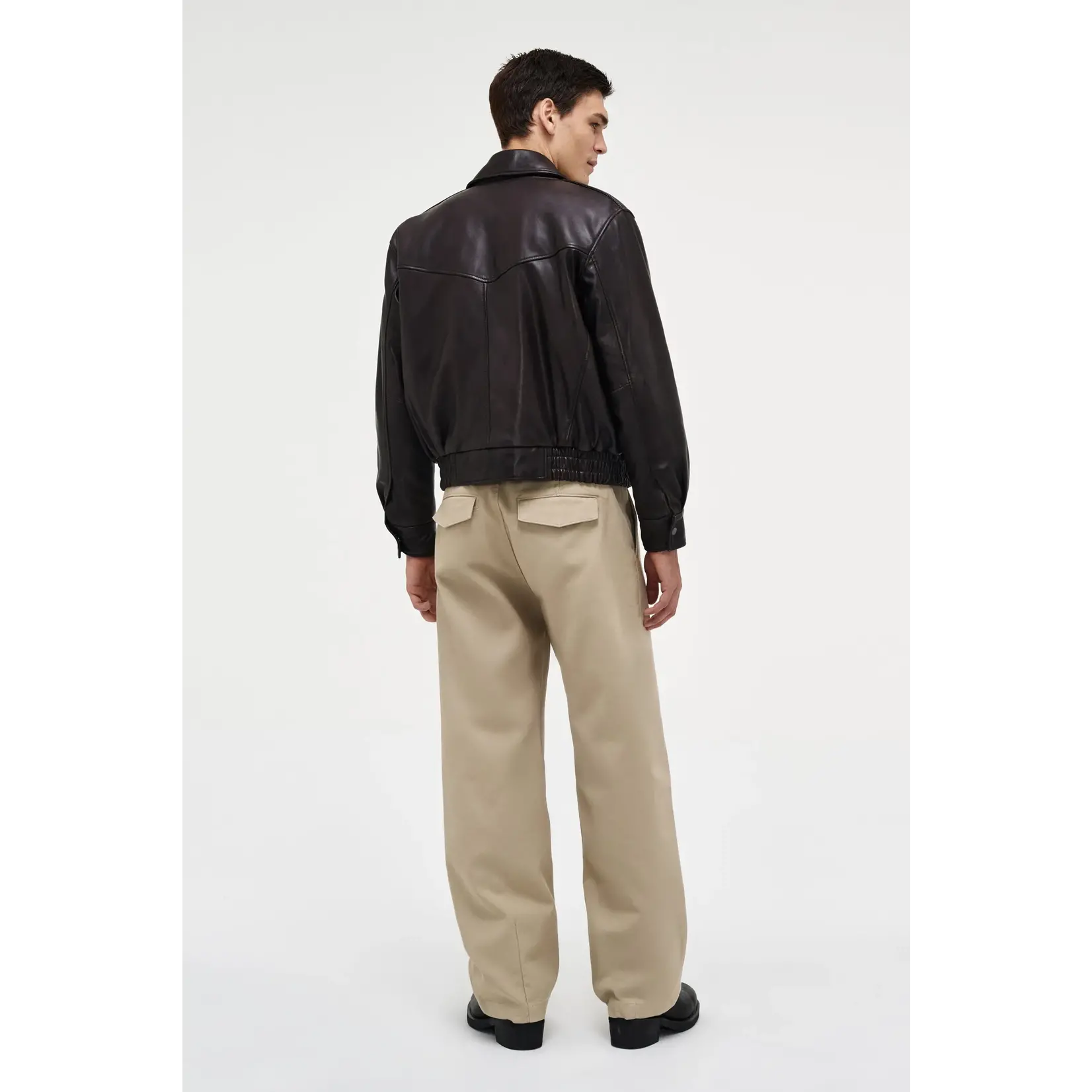 NEUW Casablanca Leather Bomber Espresso M