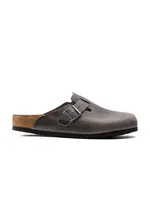 Birkenstock Boston SFB Iron Oiled Leather Regular