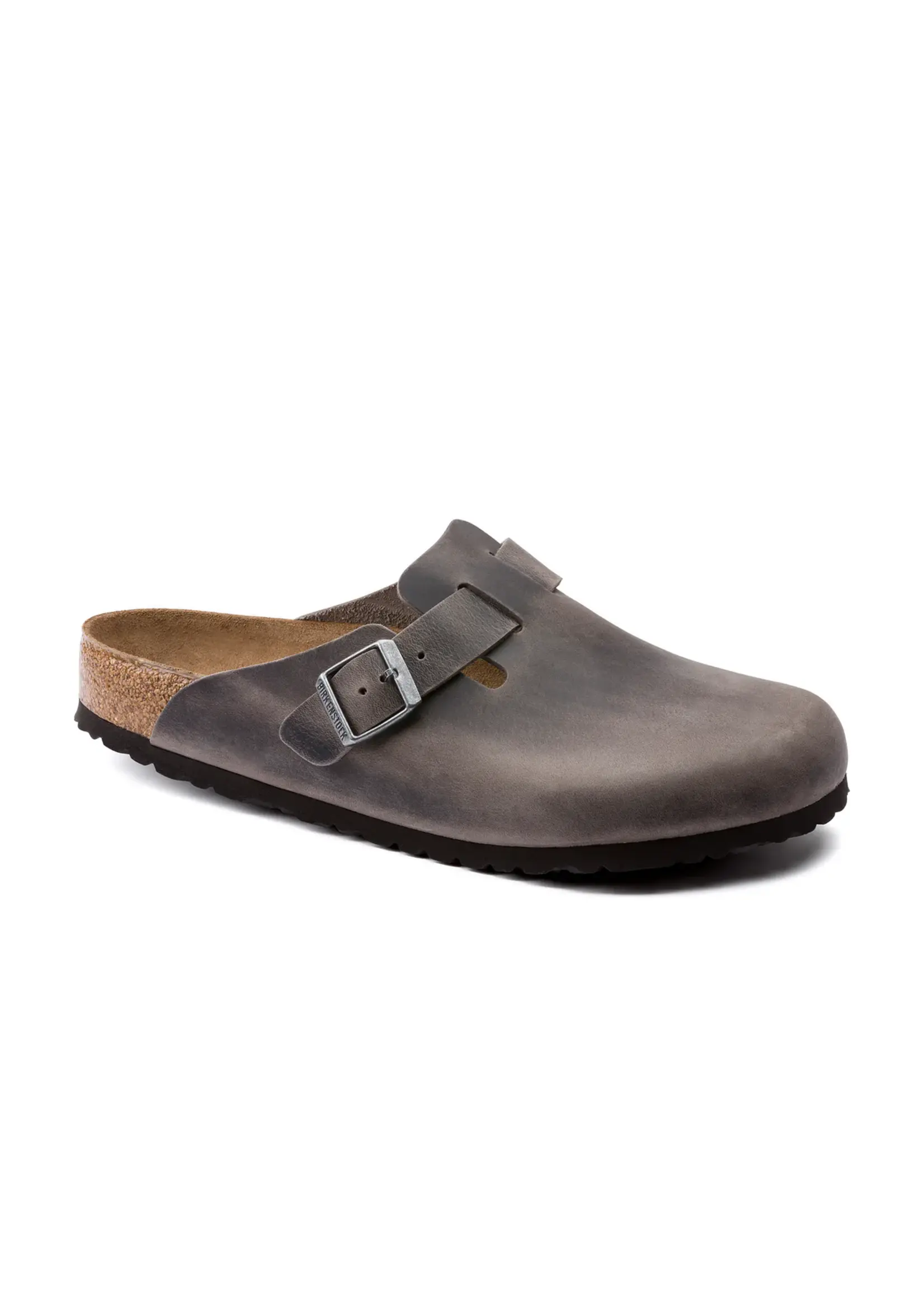 Birkenstock Boston SFB Iron Oiled Leather Regular