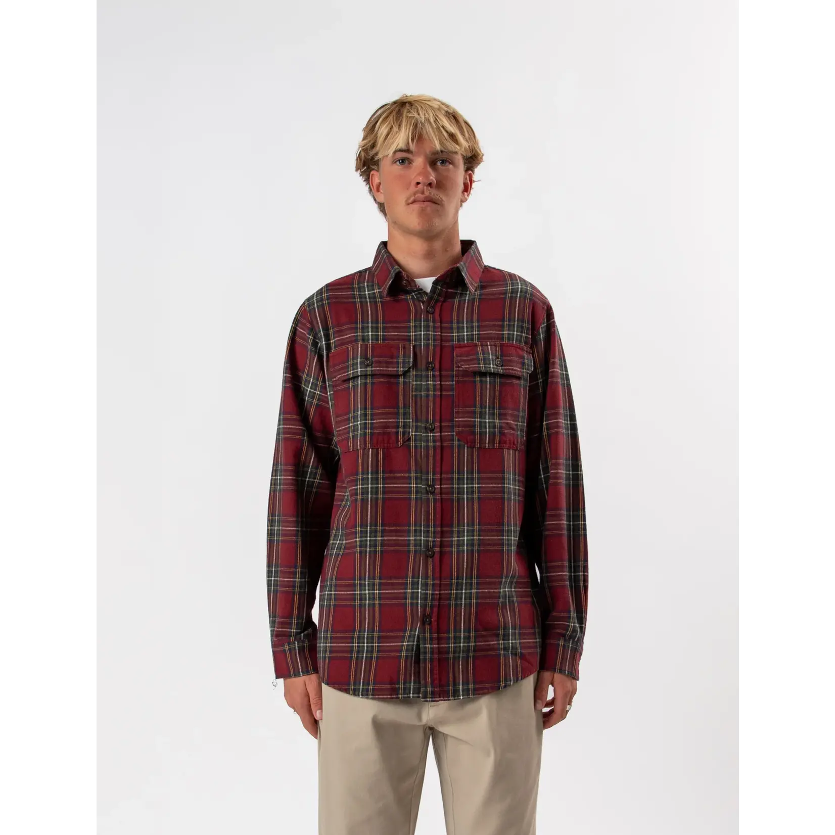 Mr Simple Classic Flannel LS Shirt