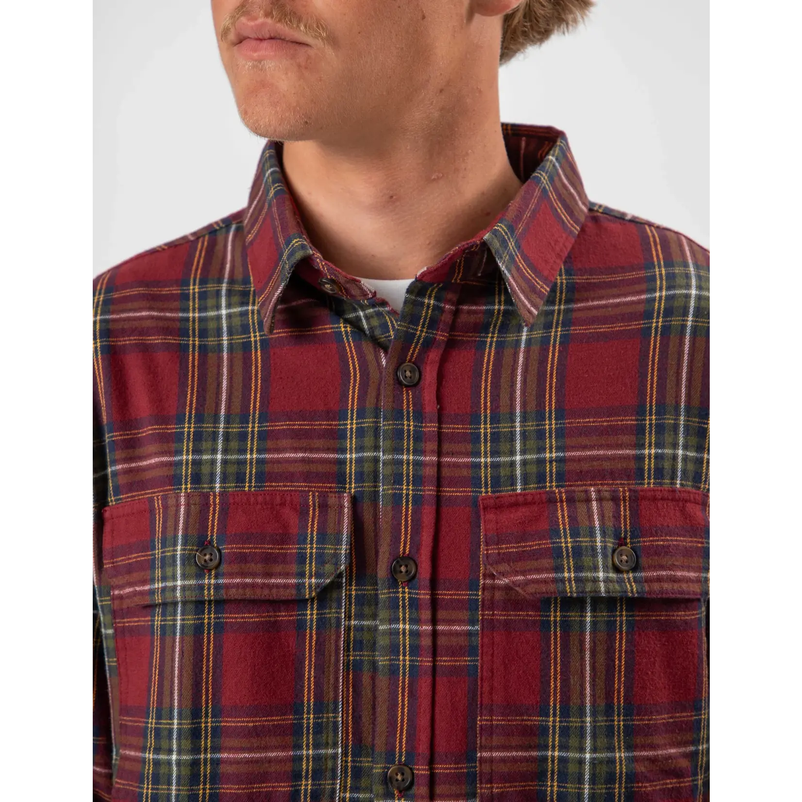 Mr Simple Classic Flannel LS Shirt