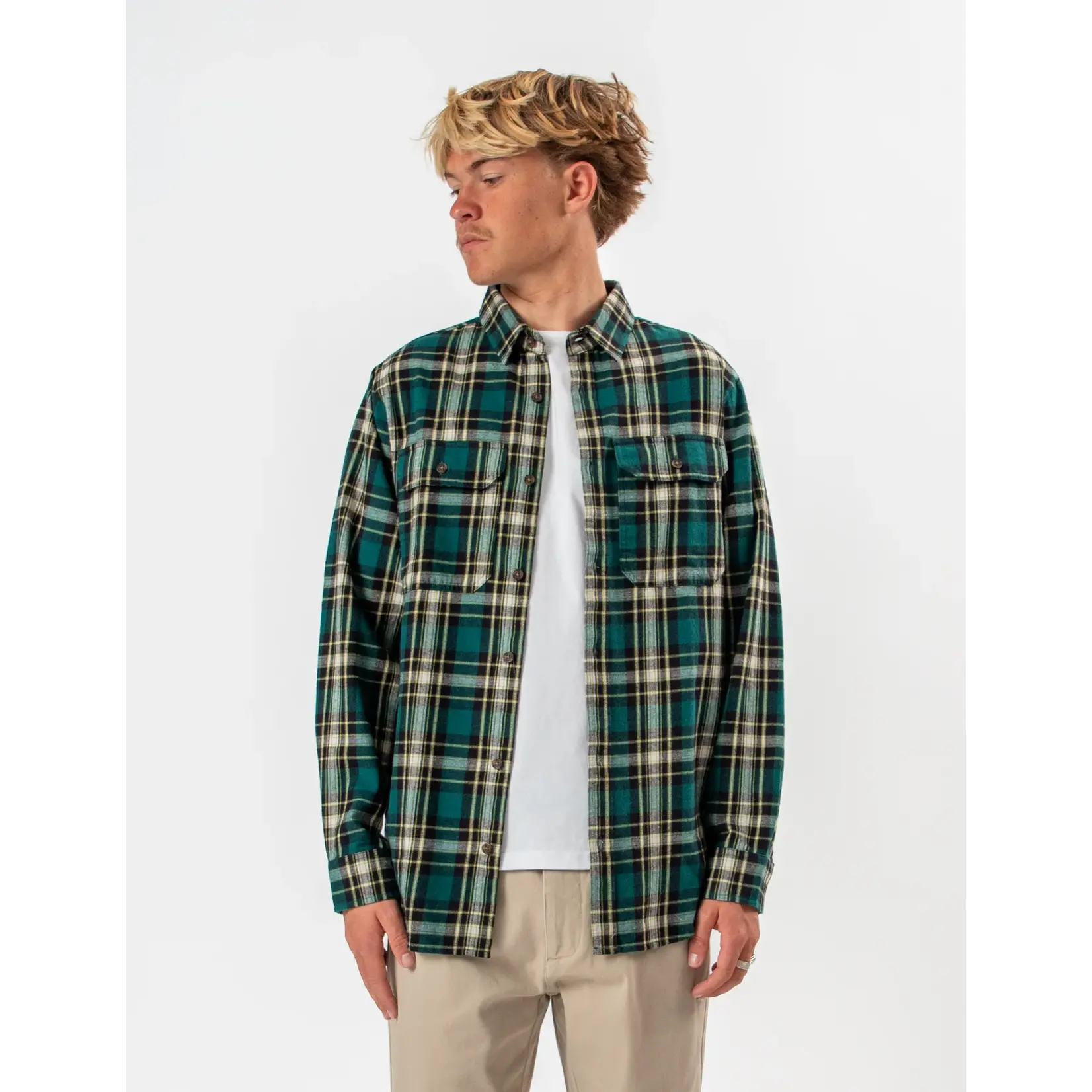 Mr Simple Classic Flannel LS Shirt