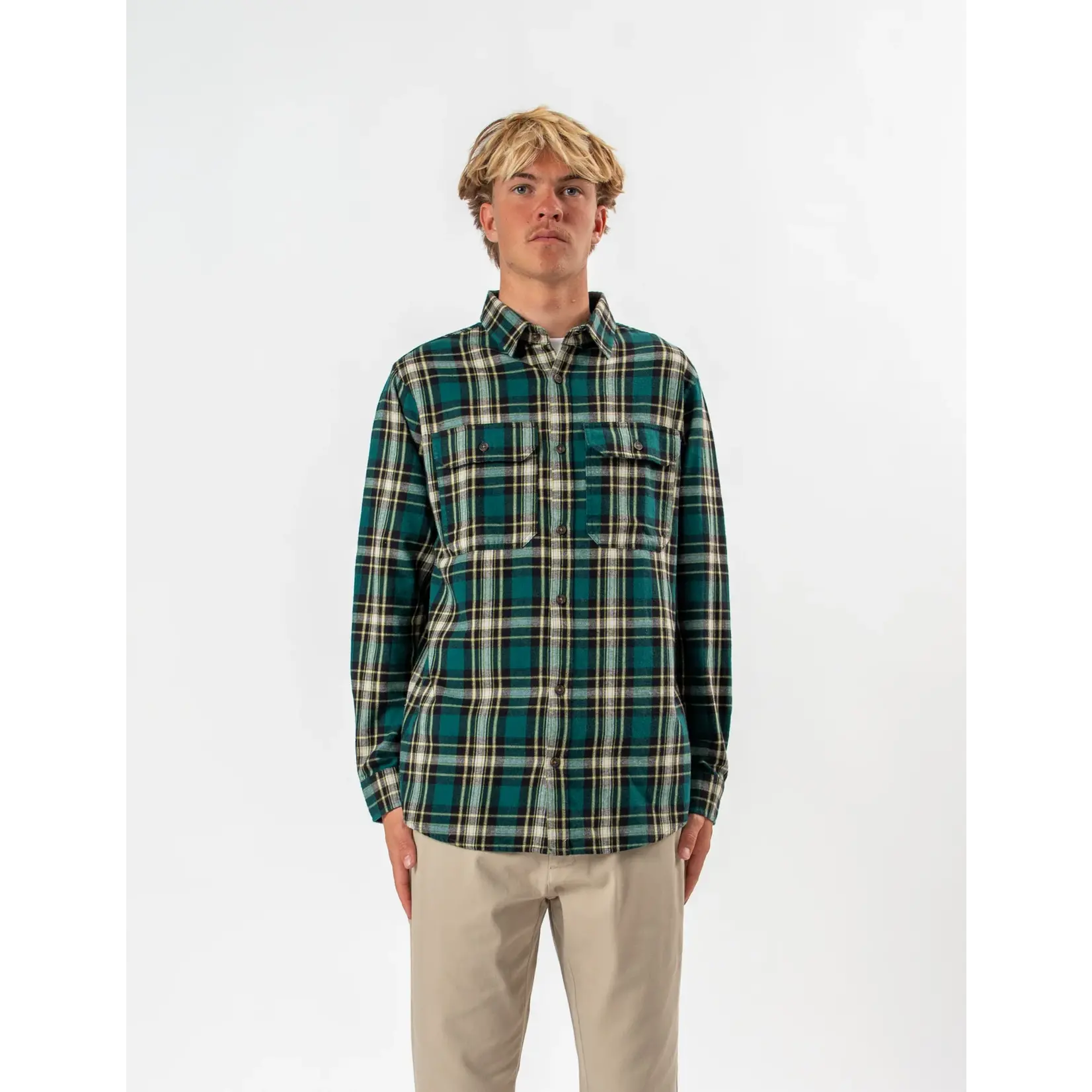 Mr Simple Classic Flannel LS Shirt