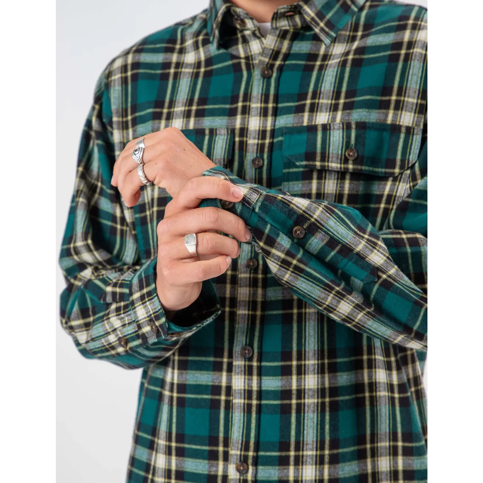 Mr Simple Classic Flannel LS Shirt