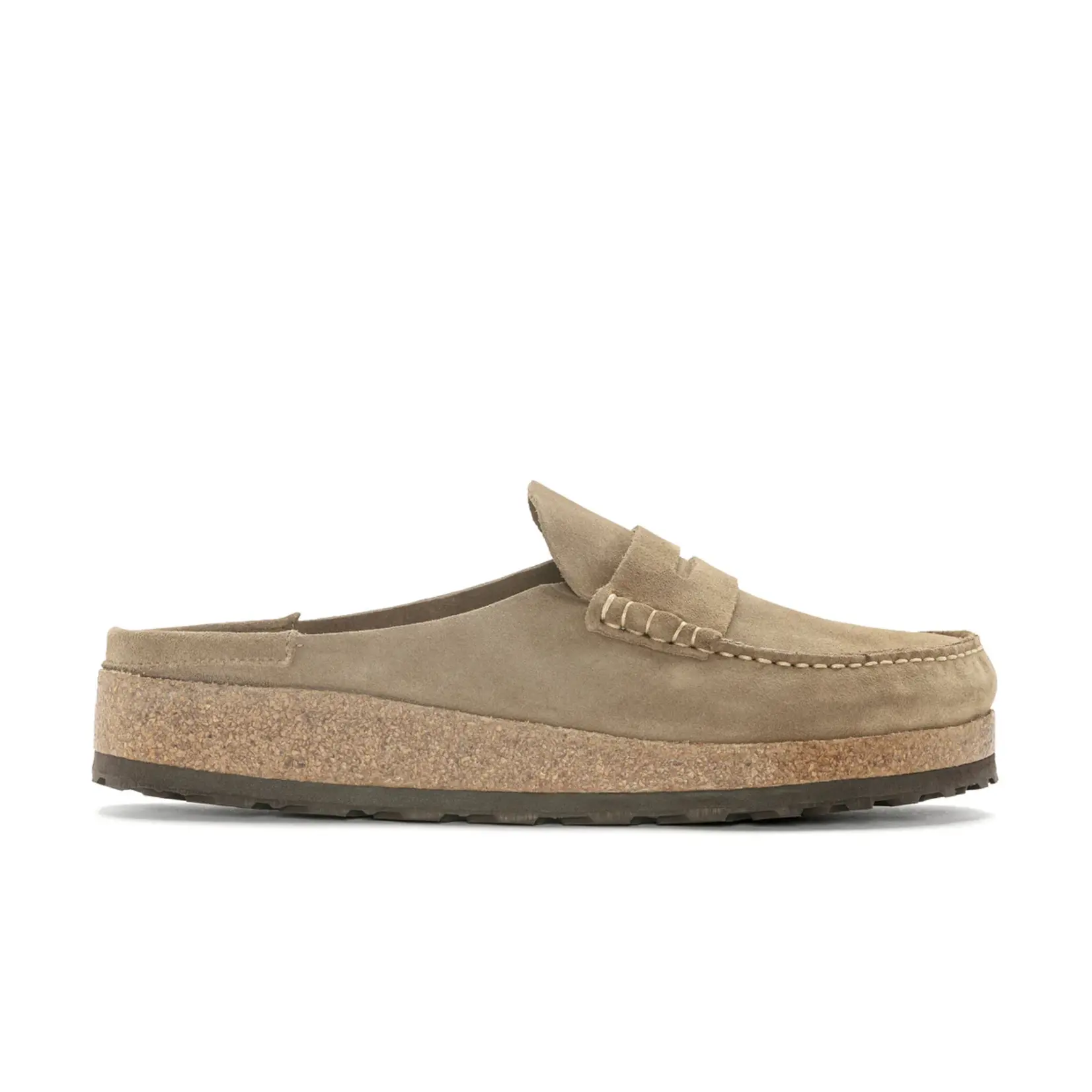 Birkenstock Naples Taupe Suede Leather Regular