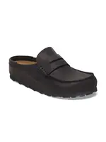 Birkenstock Naples Wrapped Black Oiled Leather Regular