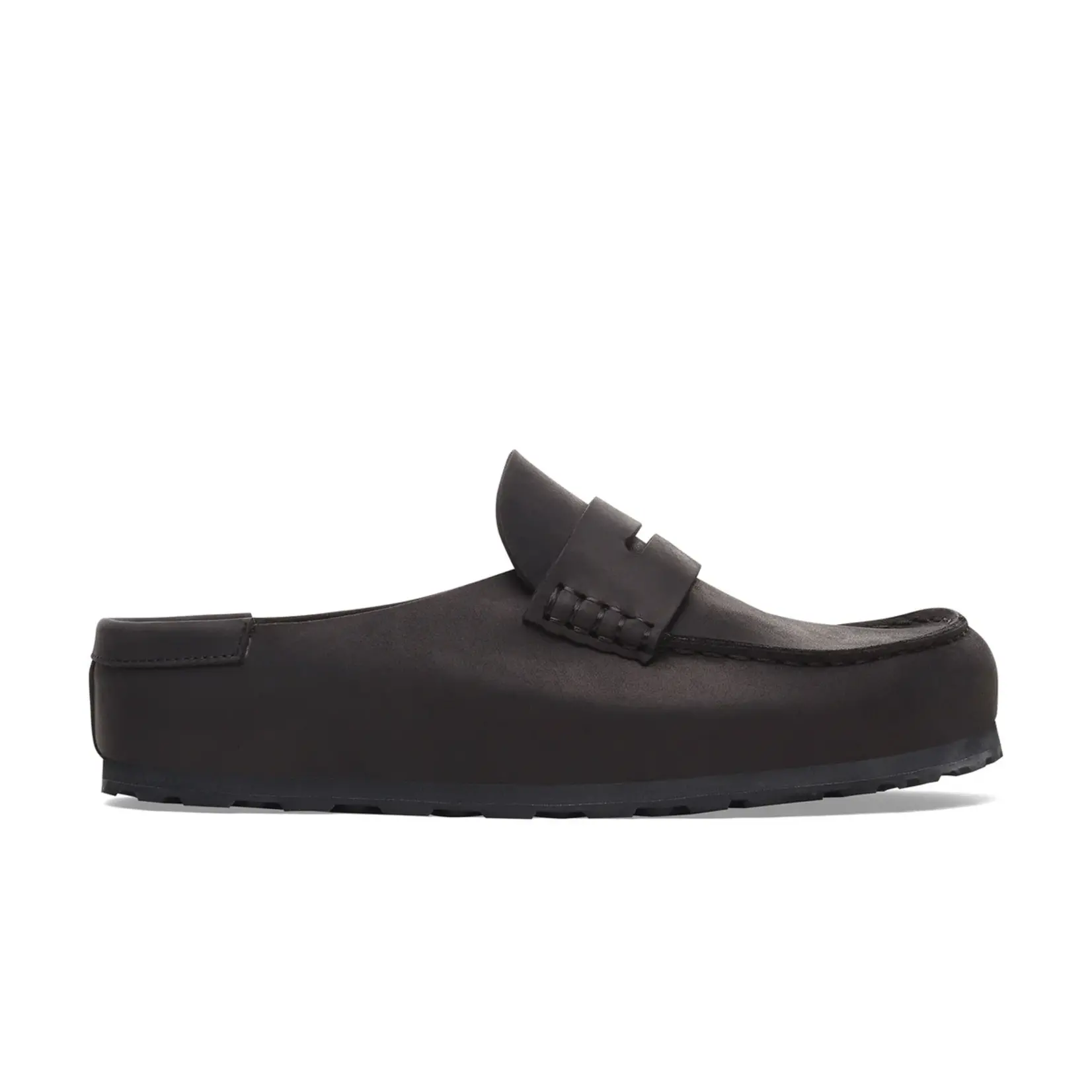 Birkenstock Naples Wrapped Black Oiled Leather Regular