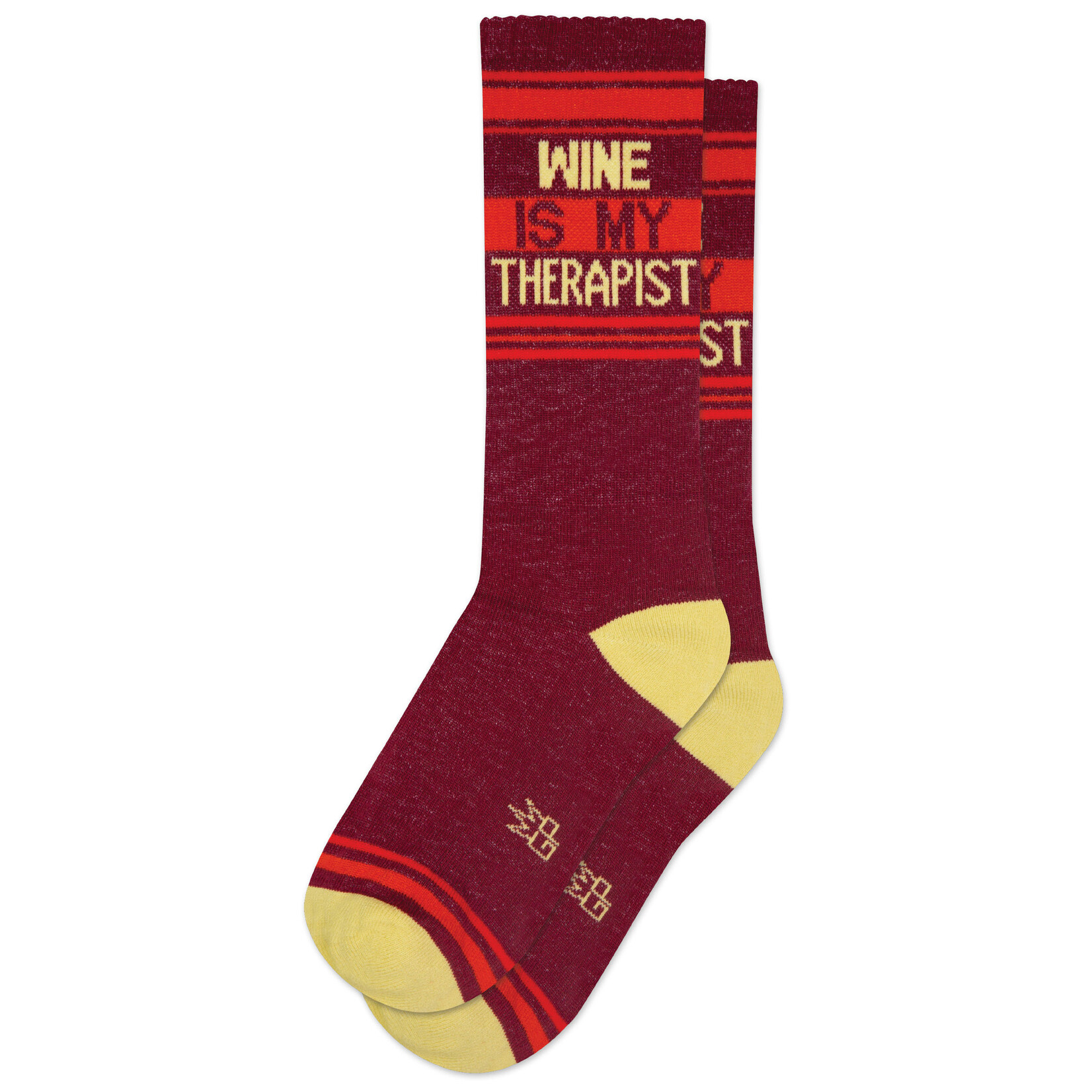 Gumball Poodle Wine is My Therapist Gym Crew Socks