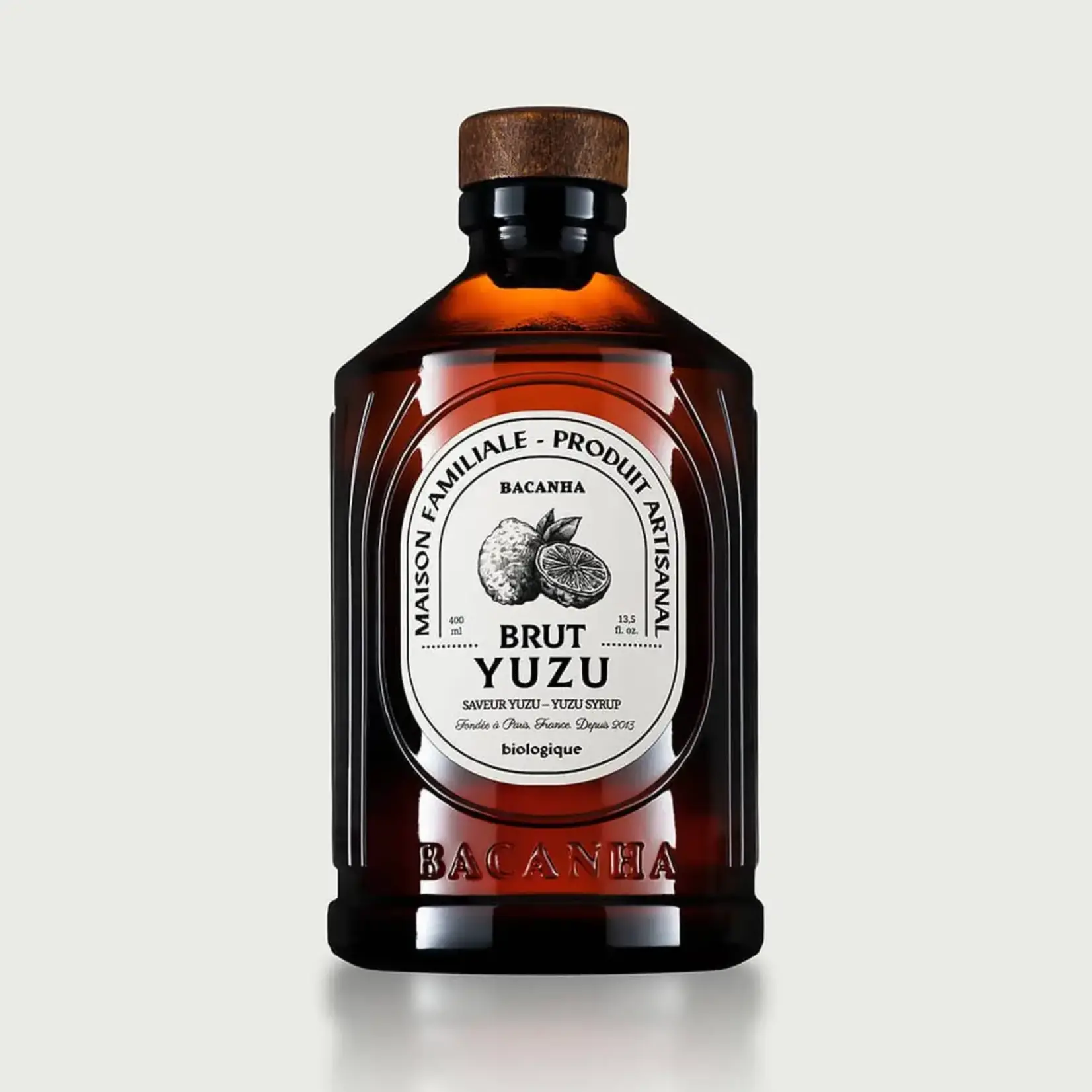 Bacanha Raw Yuzu Syrup - Organic - 400ml - 13,5 Fl. oz.